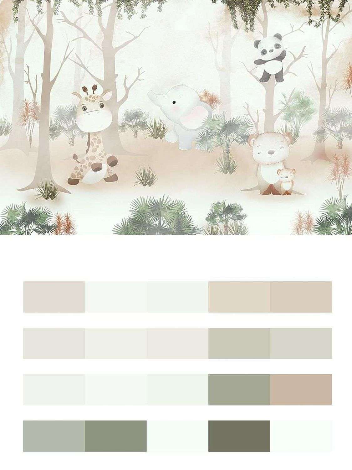 детские Лес со зверушками   12-1606