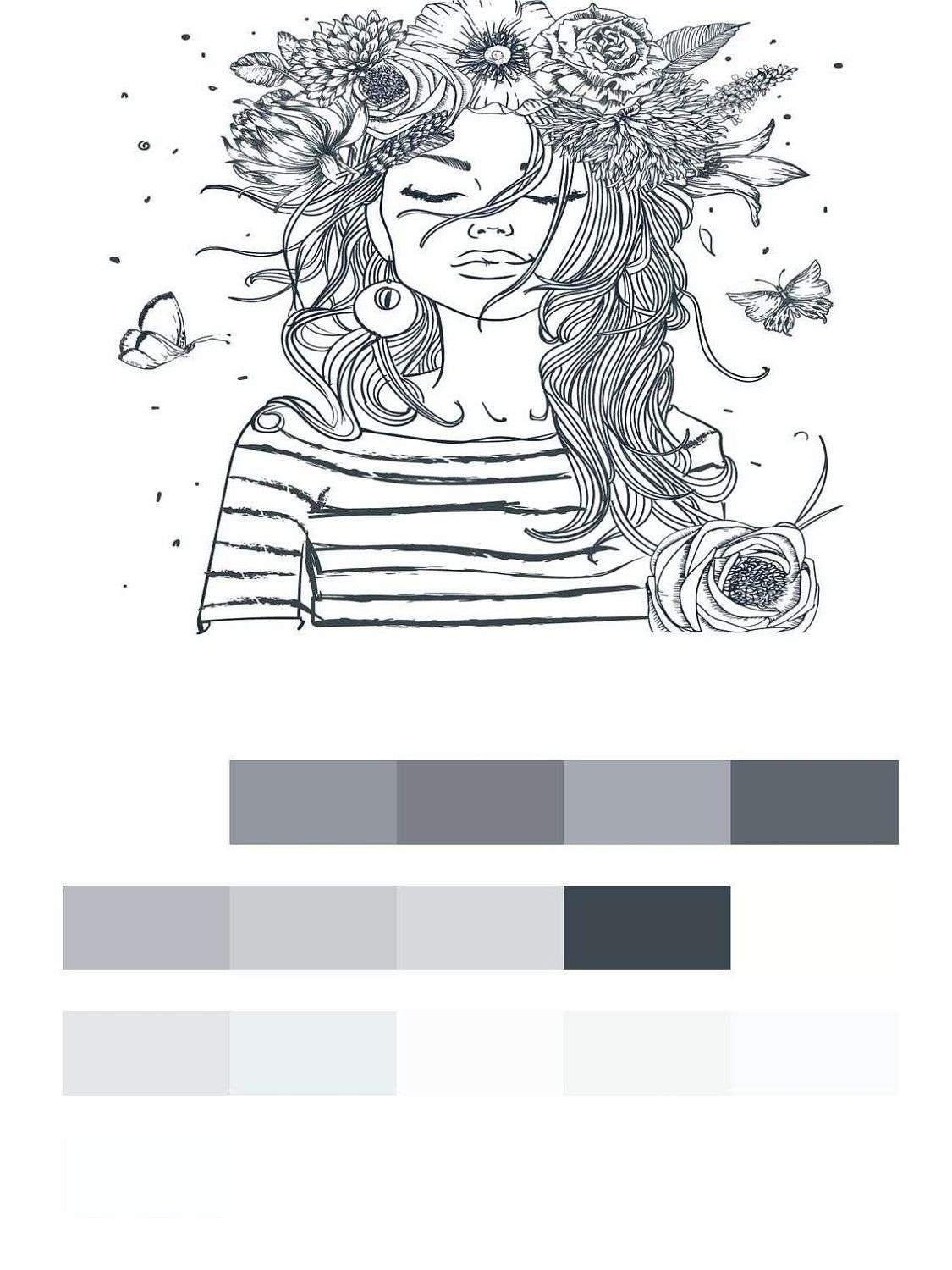 Девочка мечтает  12-629