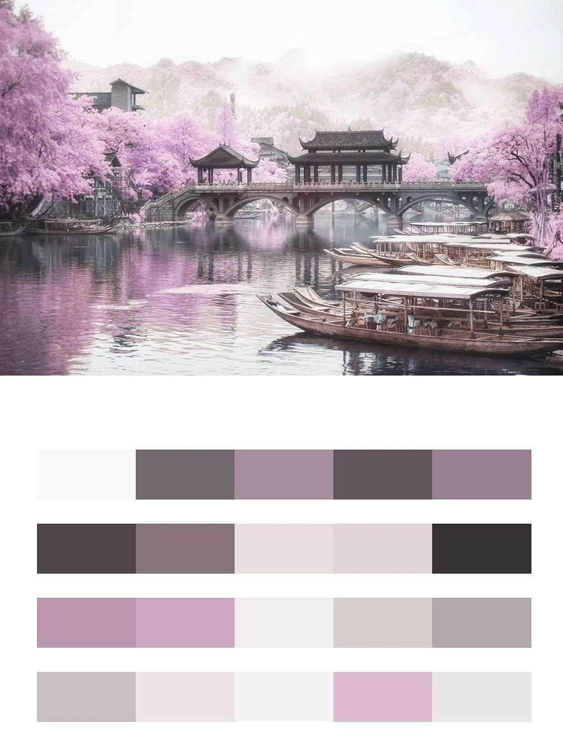 Цветущий японский сад  9-1679