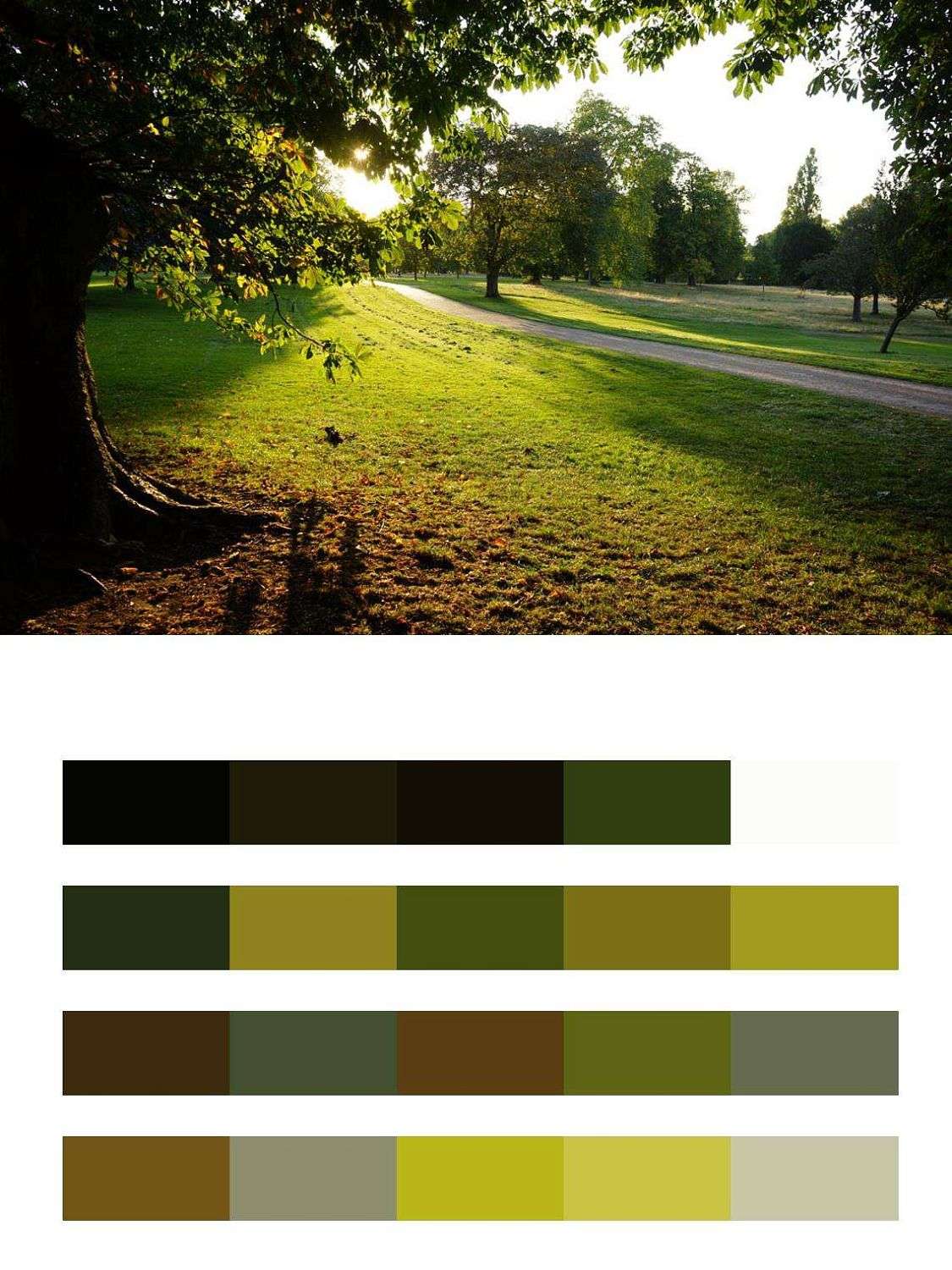 Английский парк  9-585