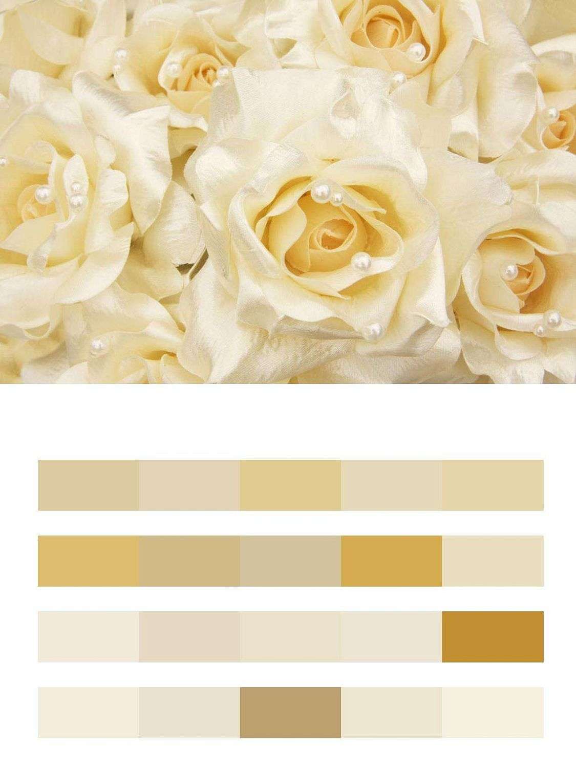 Белые розы на стену  9-105