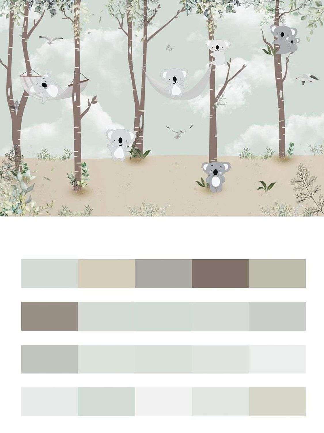 Коалы в лесу  12-808