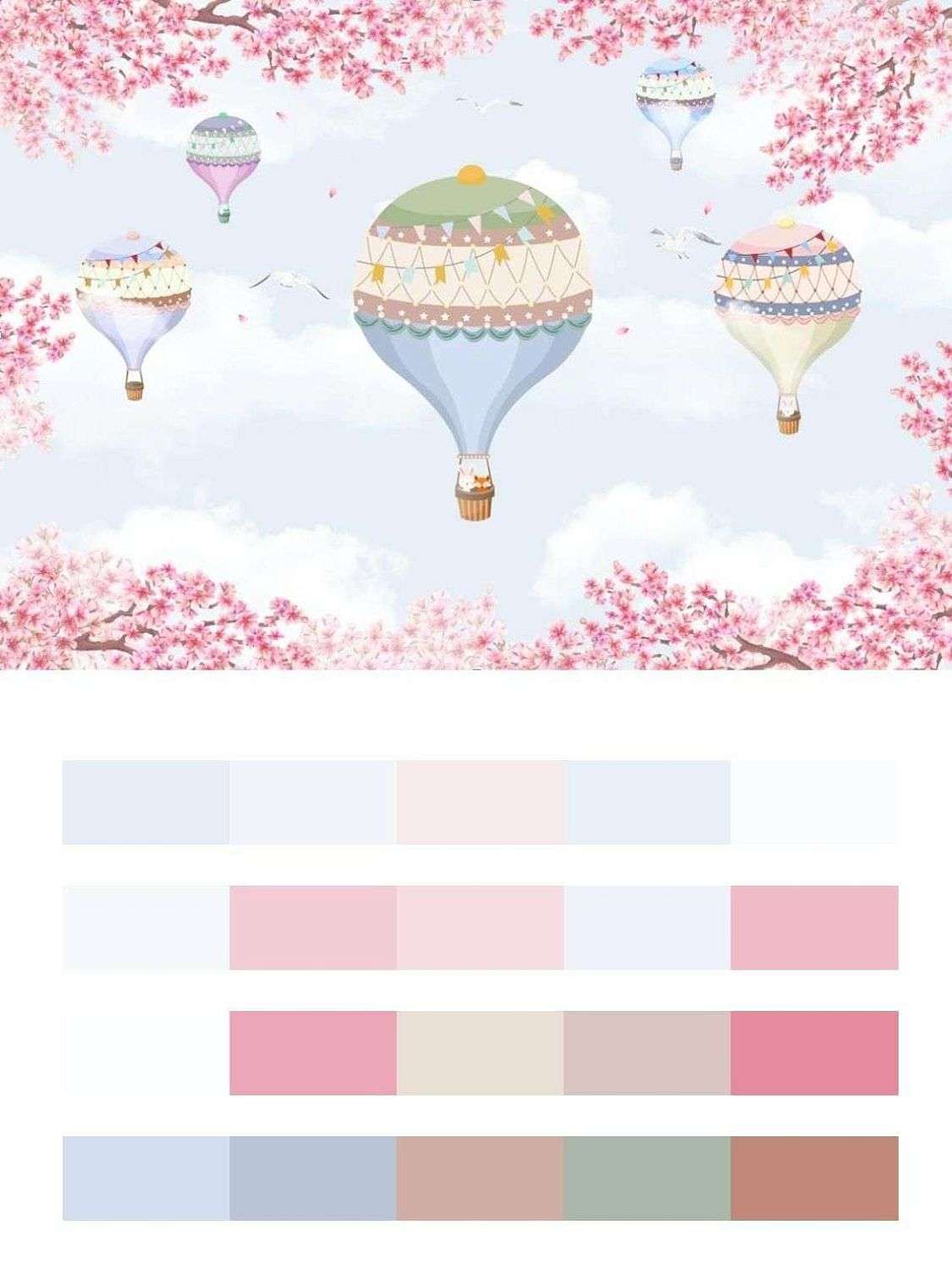 Зайчики на воздушных шариках  14-123