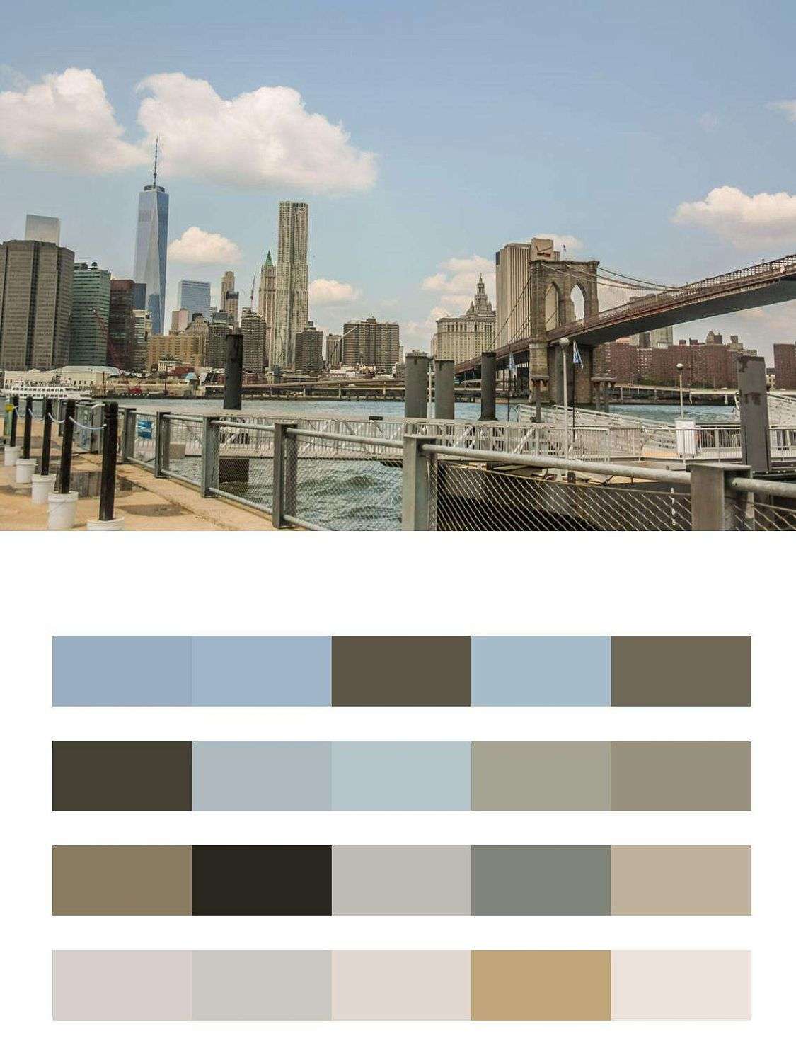 Бруклинский мост в тумане  9-829