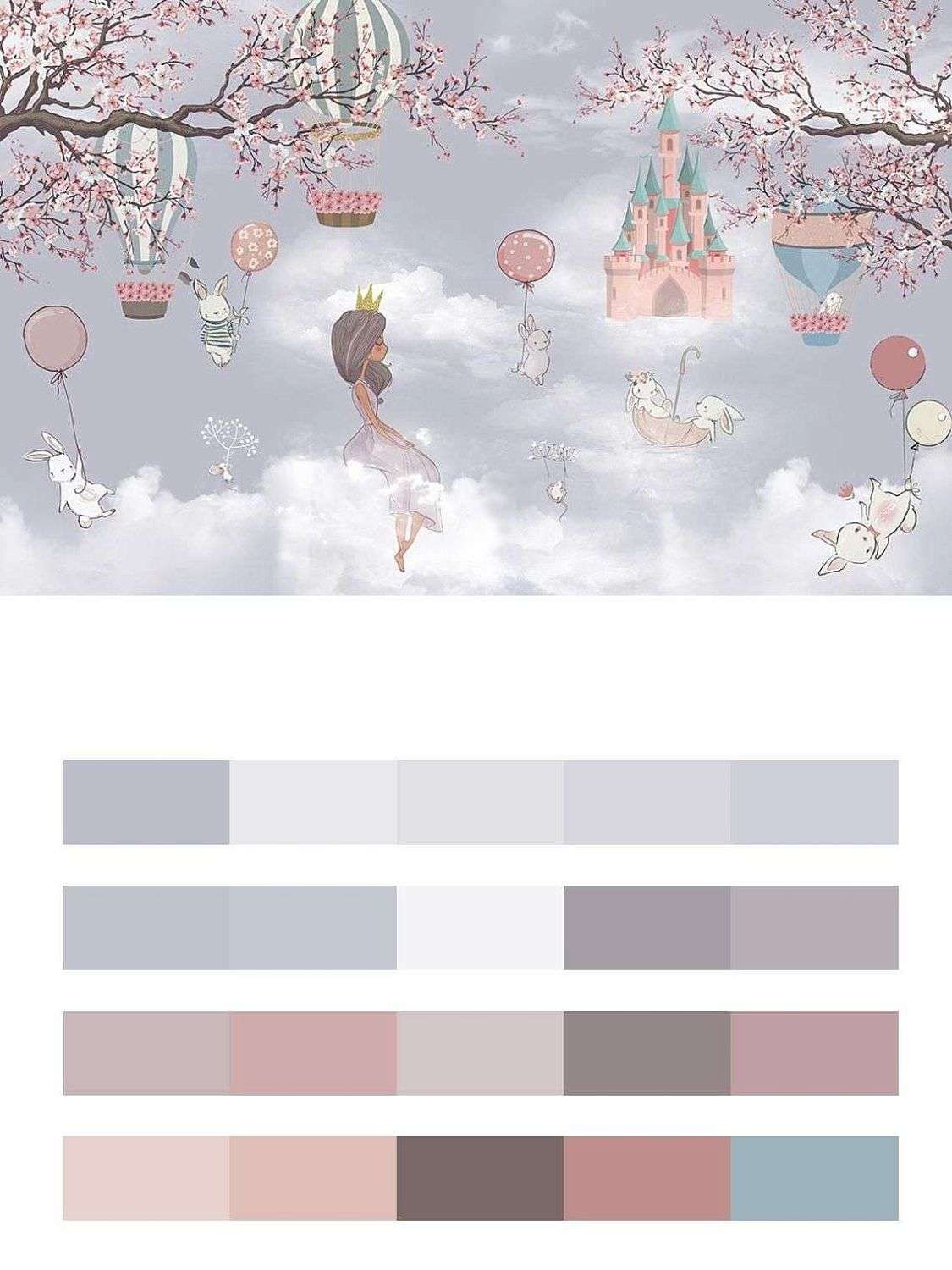 Принцесса в облаках и замок  12-1490