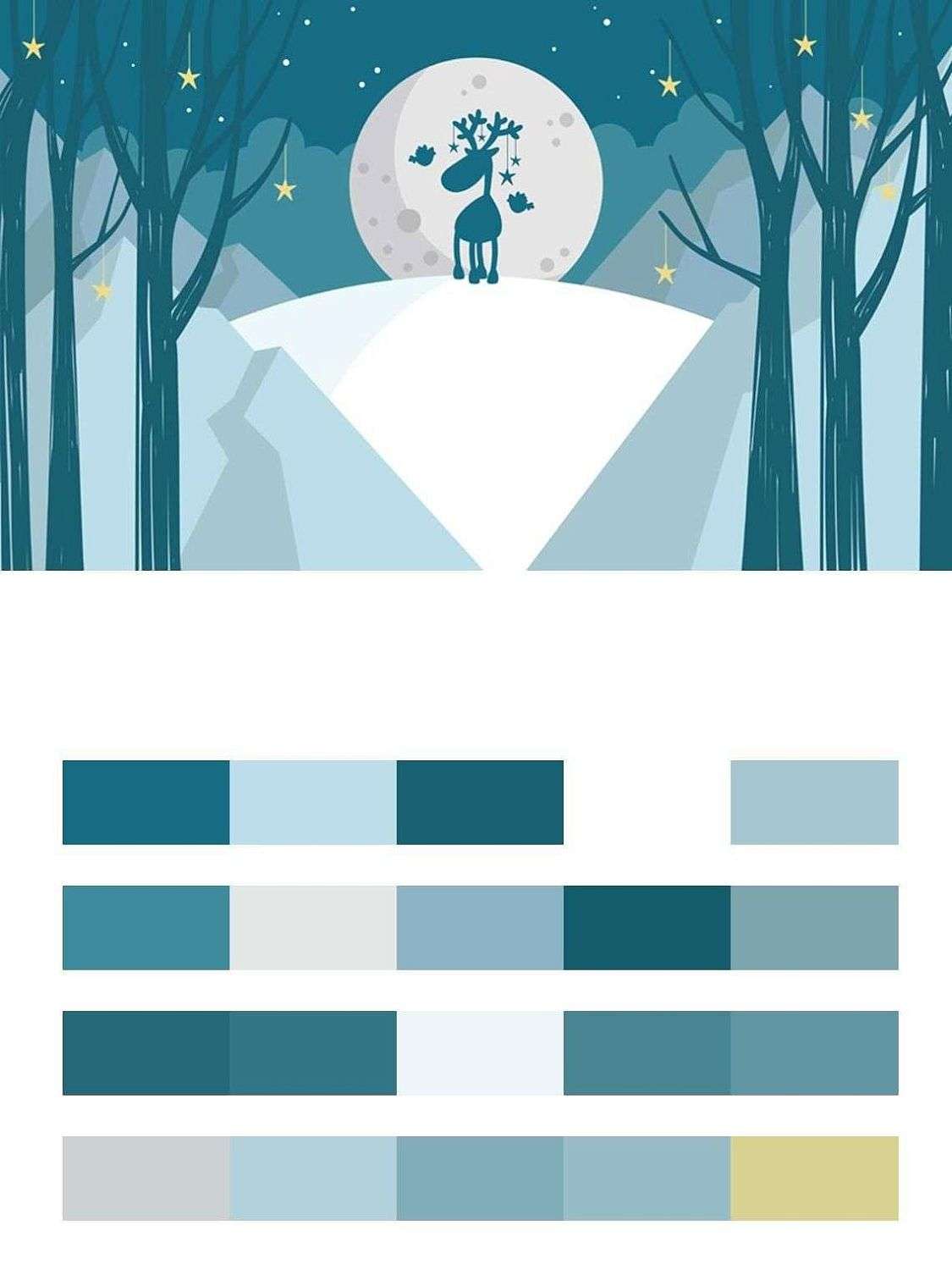 Лес под луной  12-962