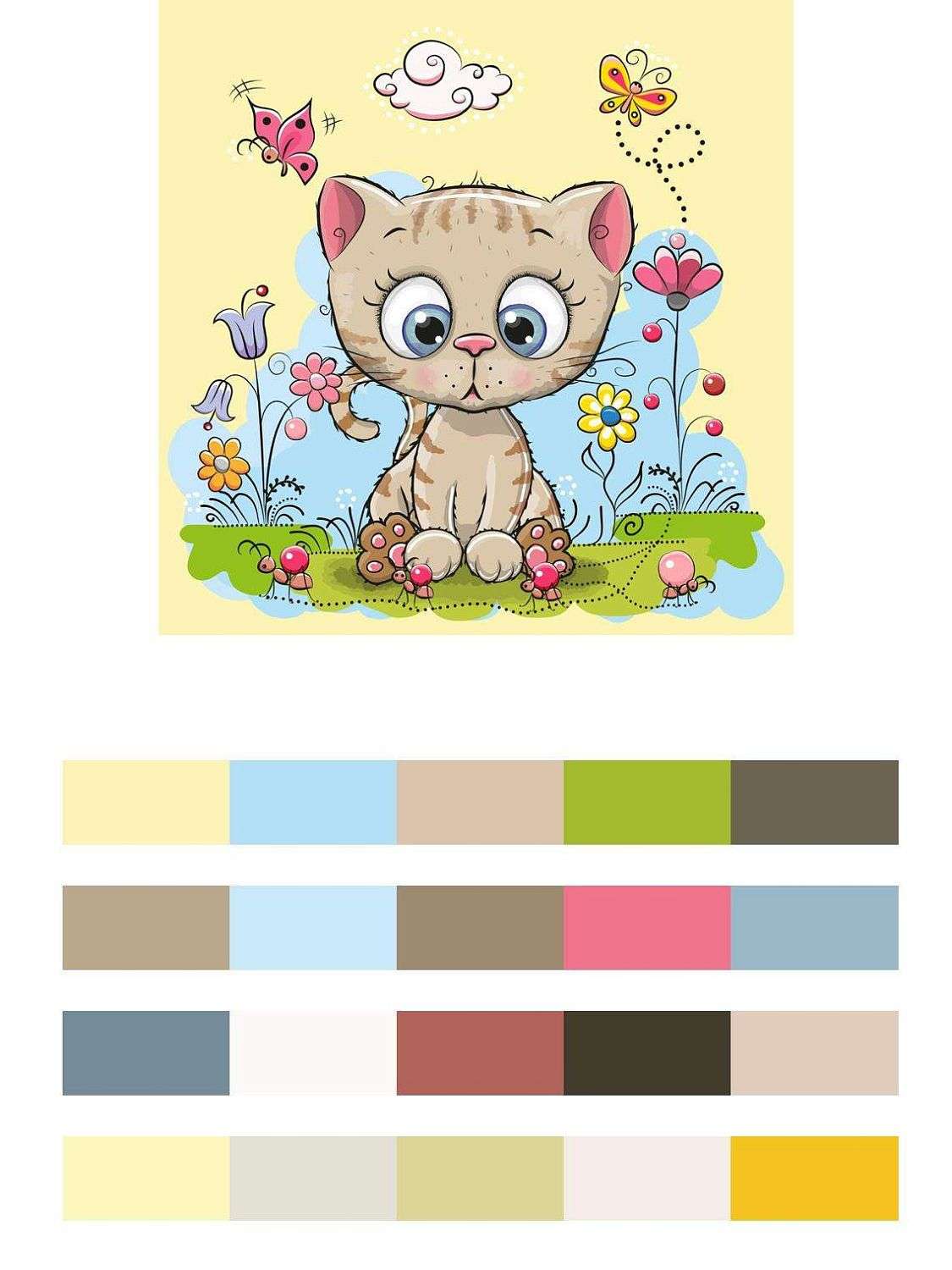 Милый котенок  9-227