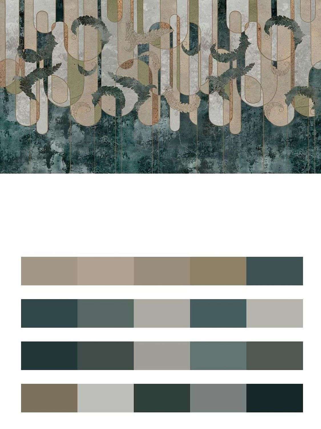 Темно синяя абстракция  9-1468