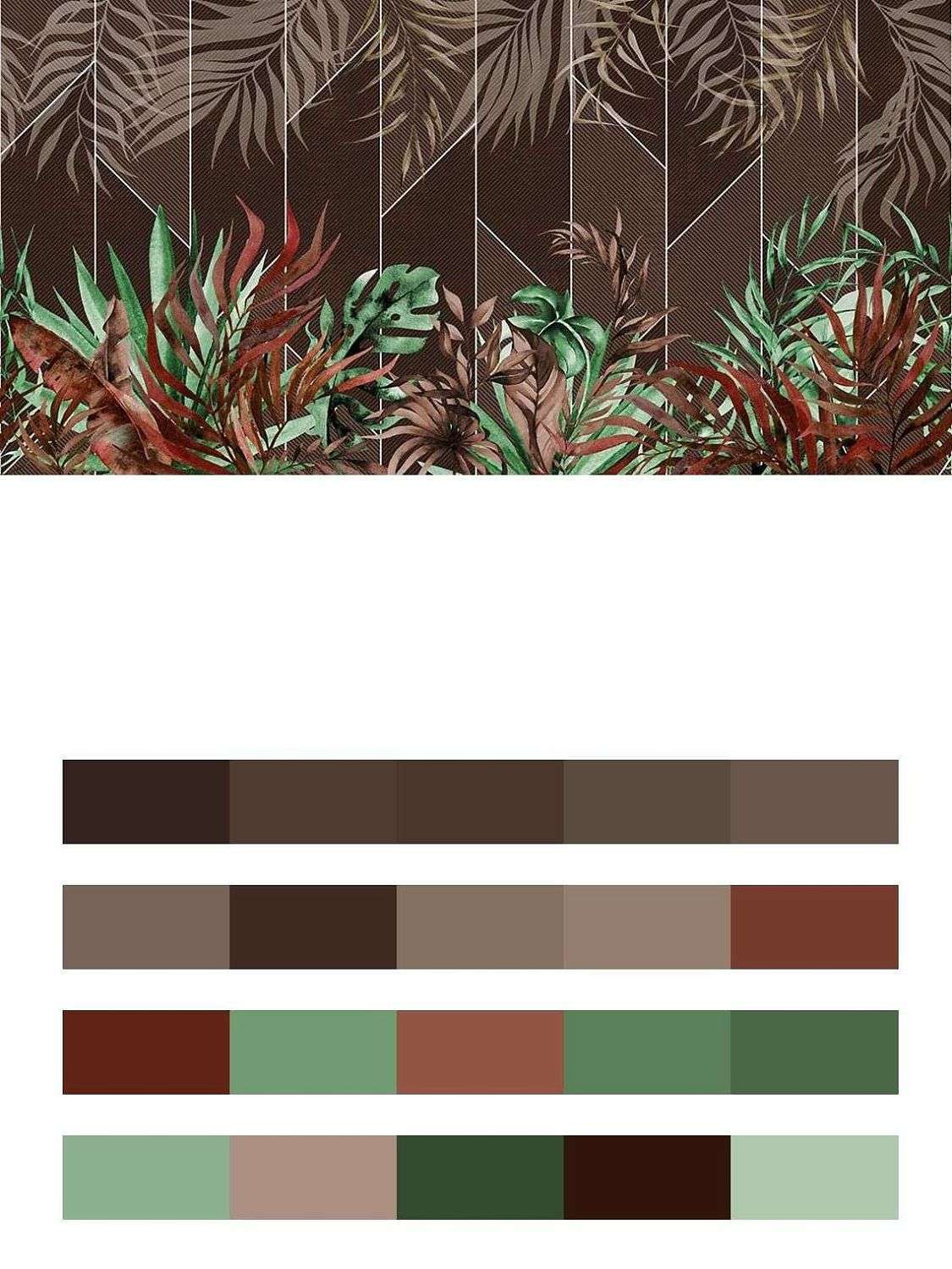 Тропические цветы  9-1267