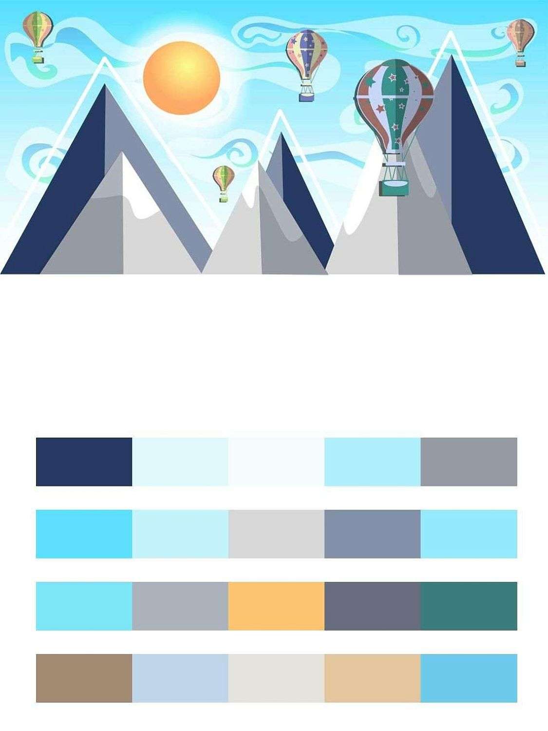 Горы и солнце  12-854