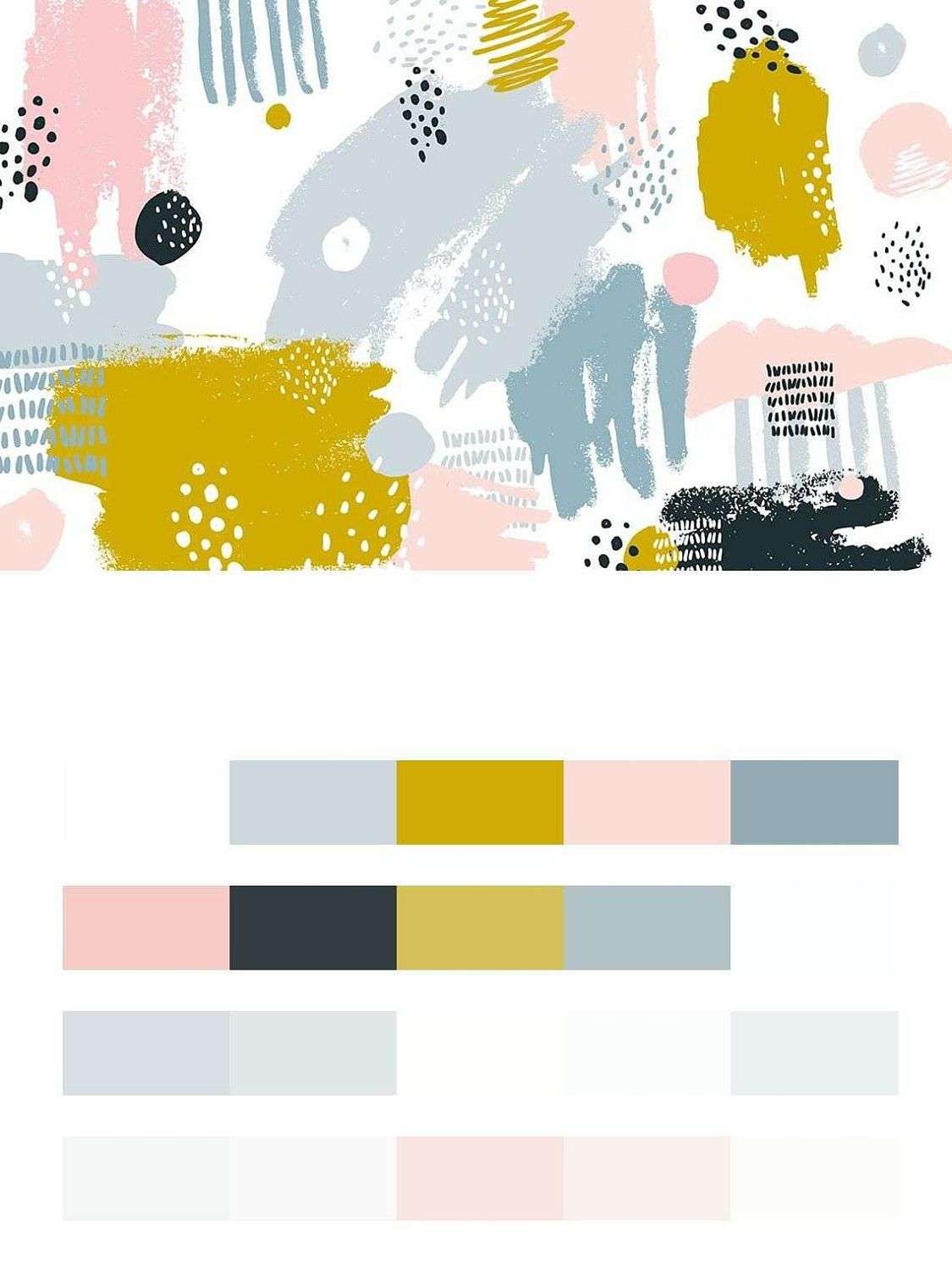 Цветные мазки  9-1129