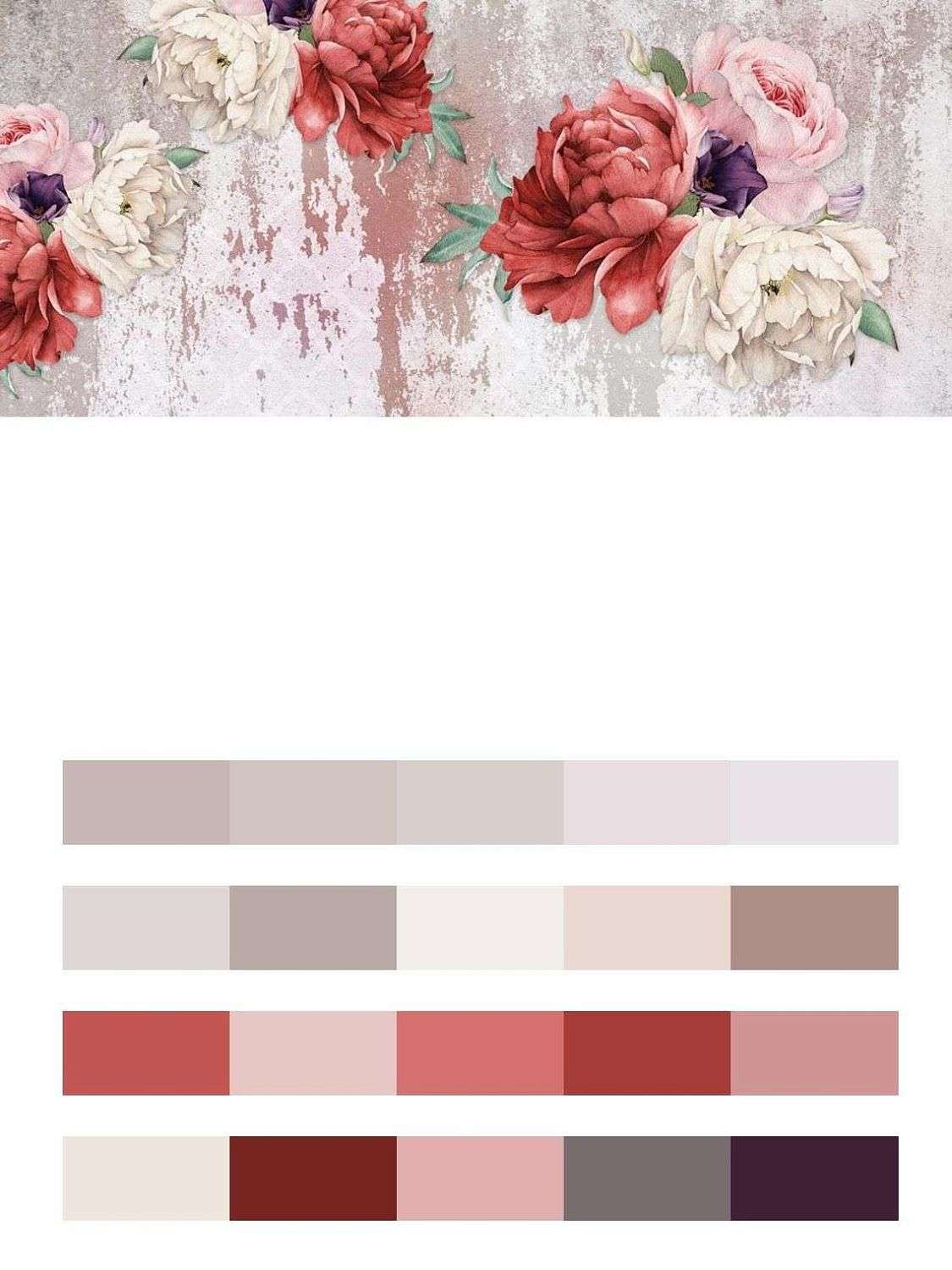 Винтажные пионы  10-723