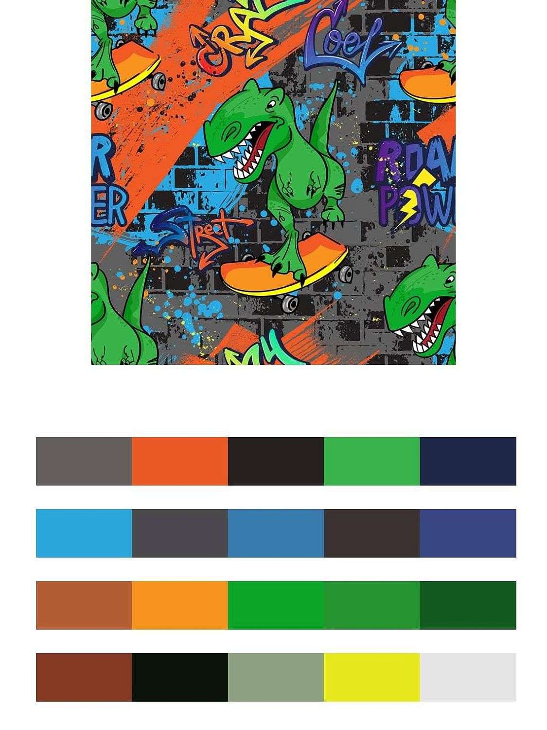 Фон градиент граффити  12-1269