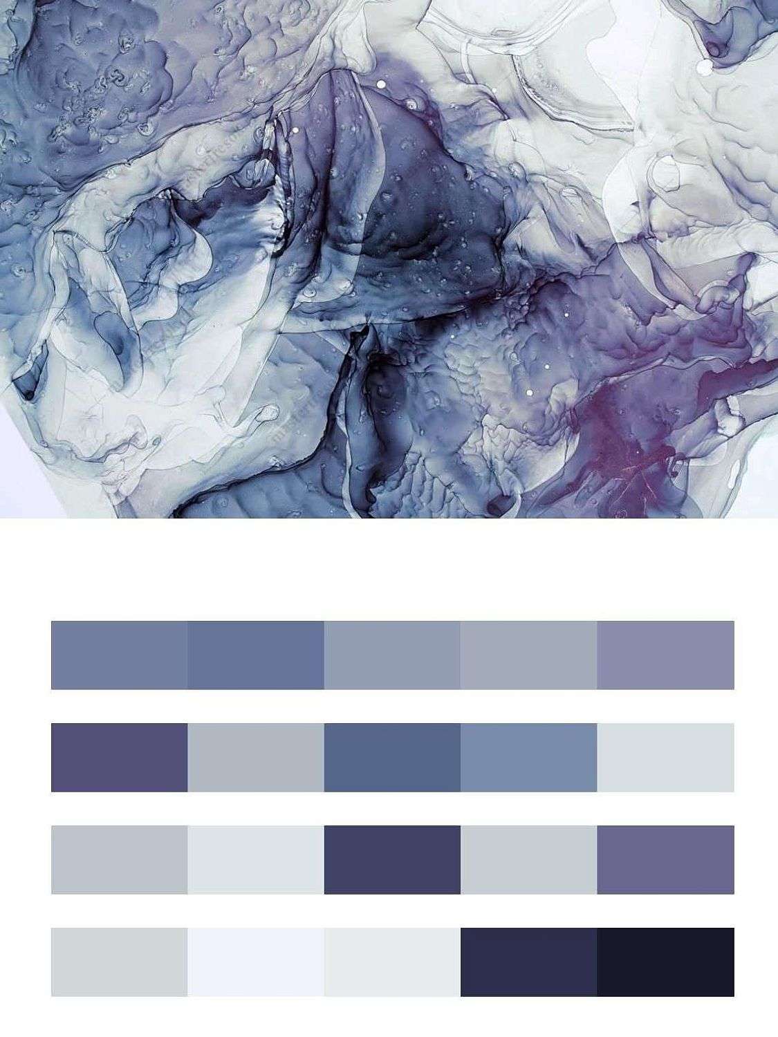 Флюид арт синие чернила  9-1051