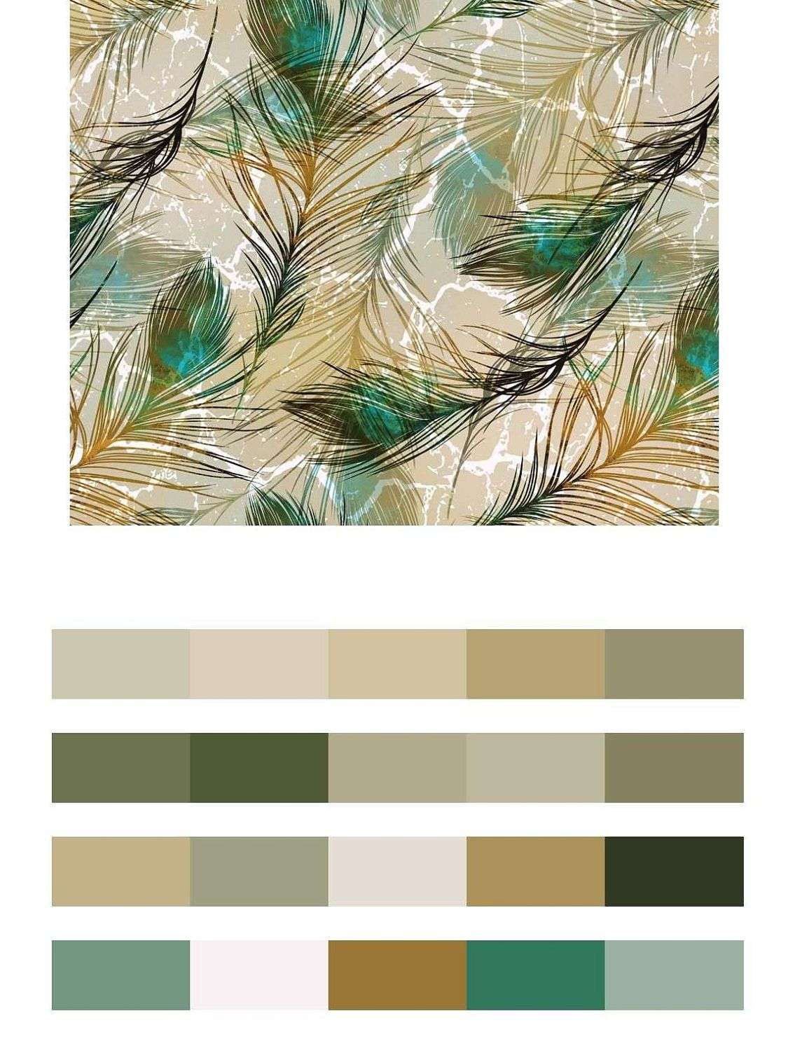 Перья павлина  14-135