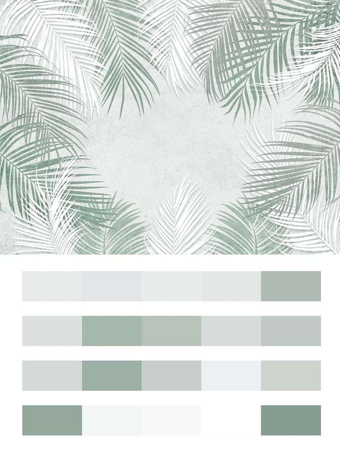 Бело-серые листья  10-736