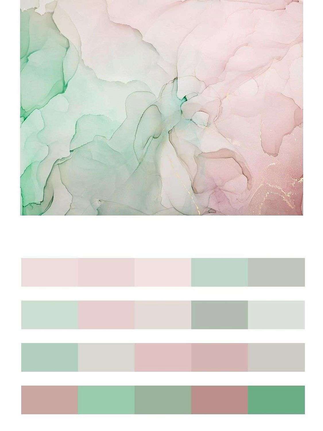 Бирюзовая акварель  9-1414