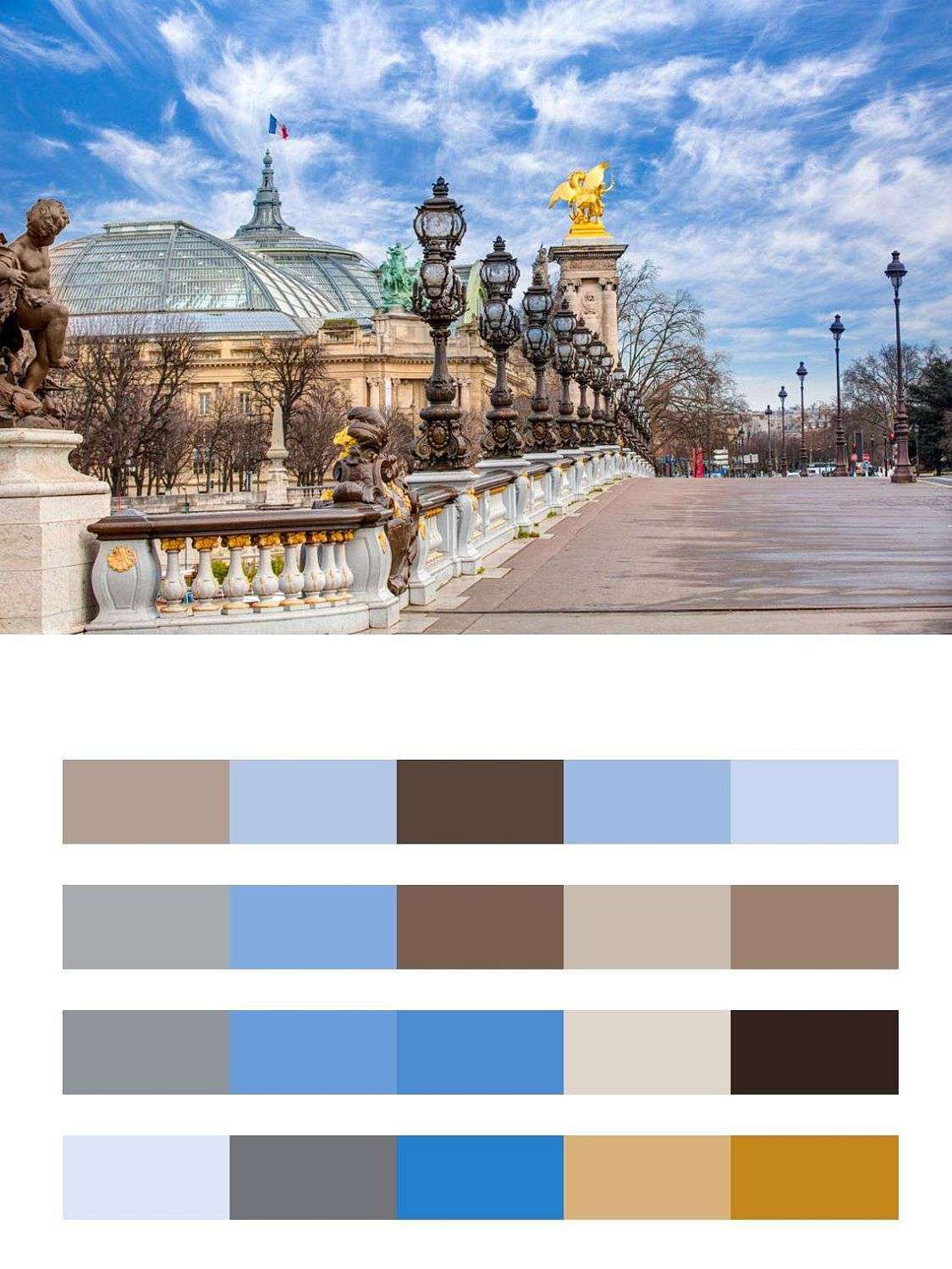 Мост в Париже осенью  9-772