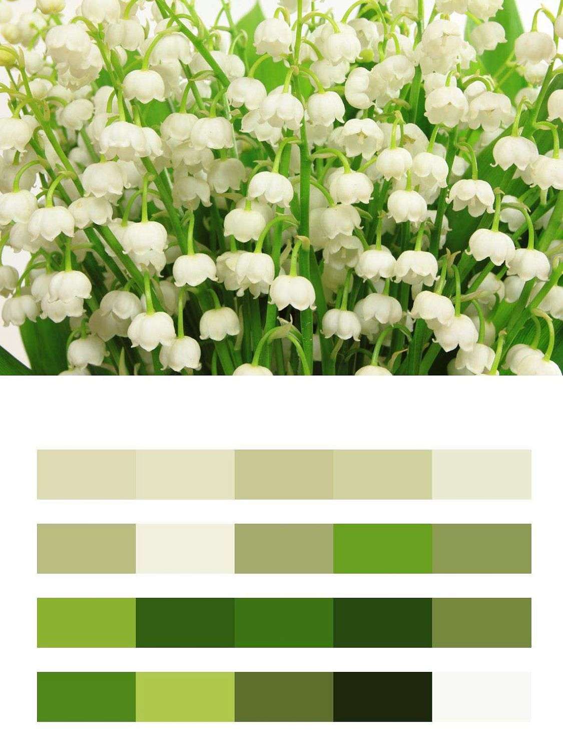 Белые ландыши  9-065