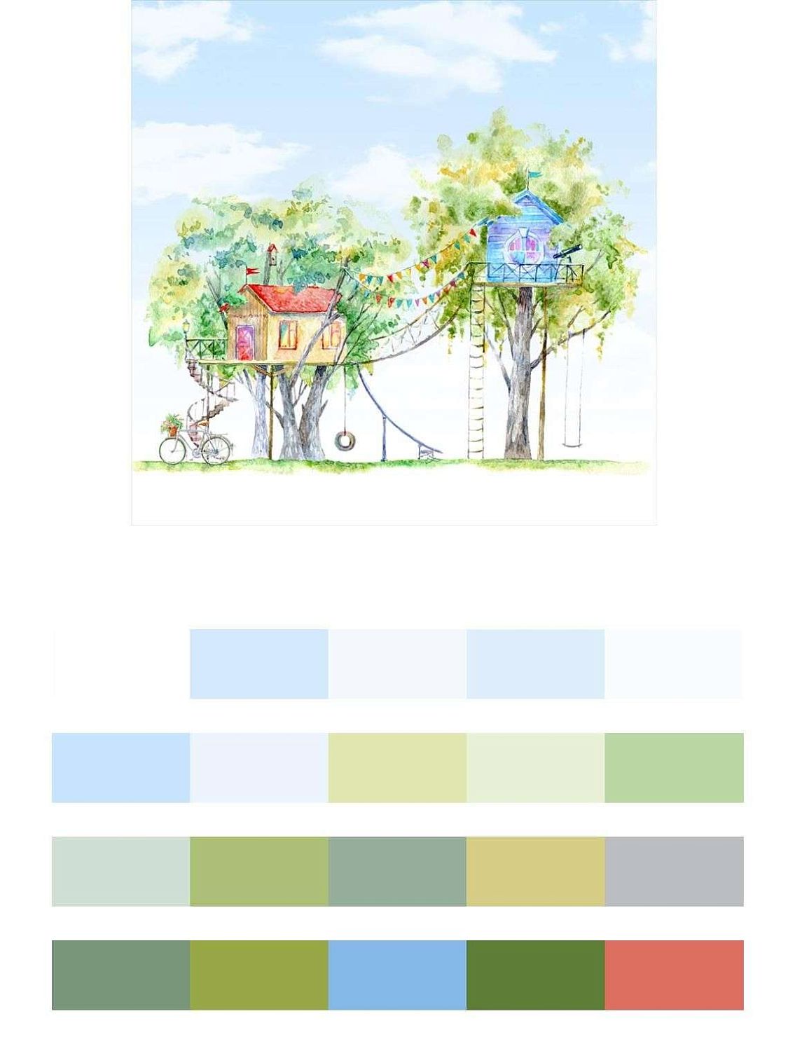 Два дерева сказочных  12-912