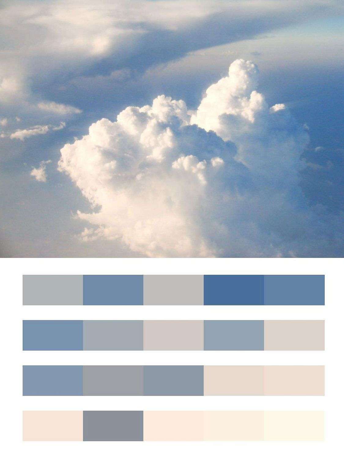 Кучевые облака глубокого неба  9-308