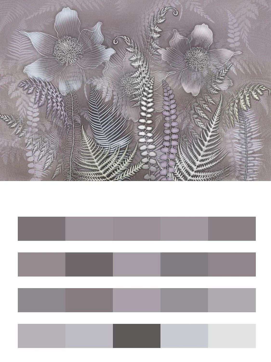 Цветы тонкими линиями  13-627