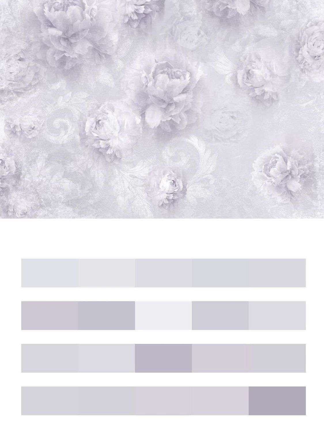 Сиреневые пионы  10-750