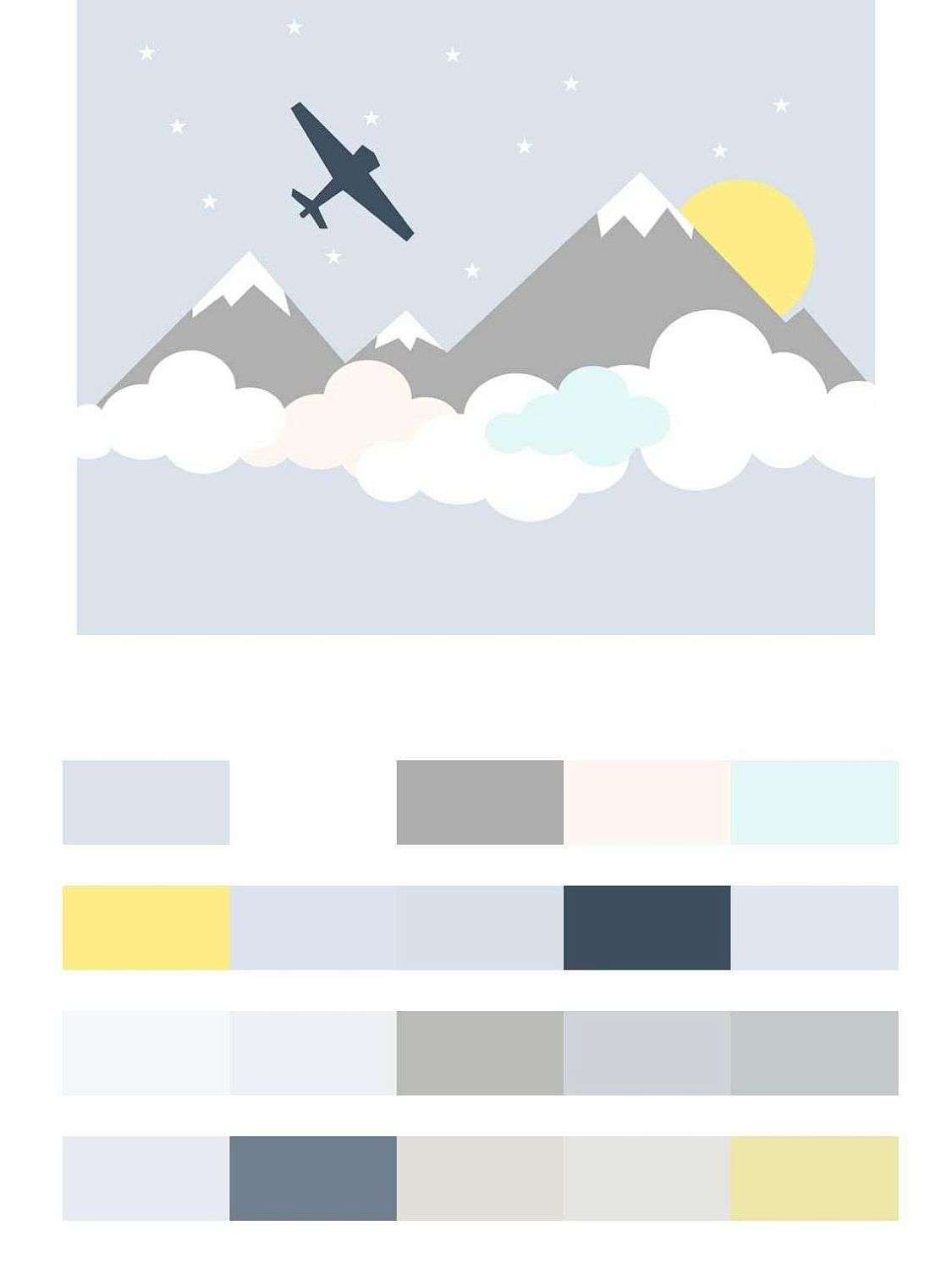 Горы в облаках  12-841