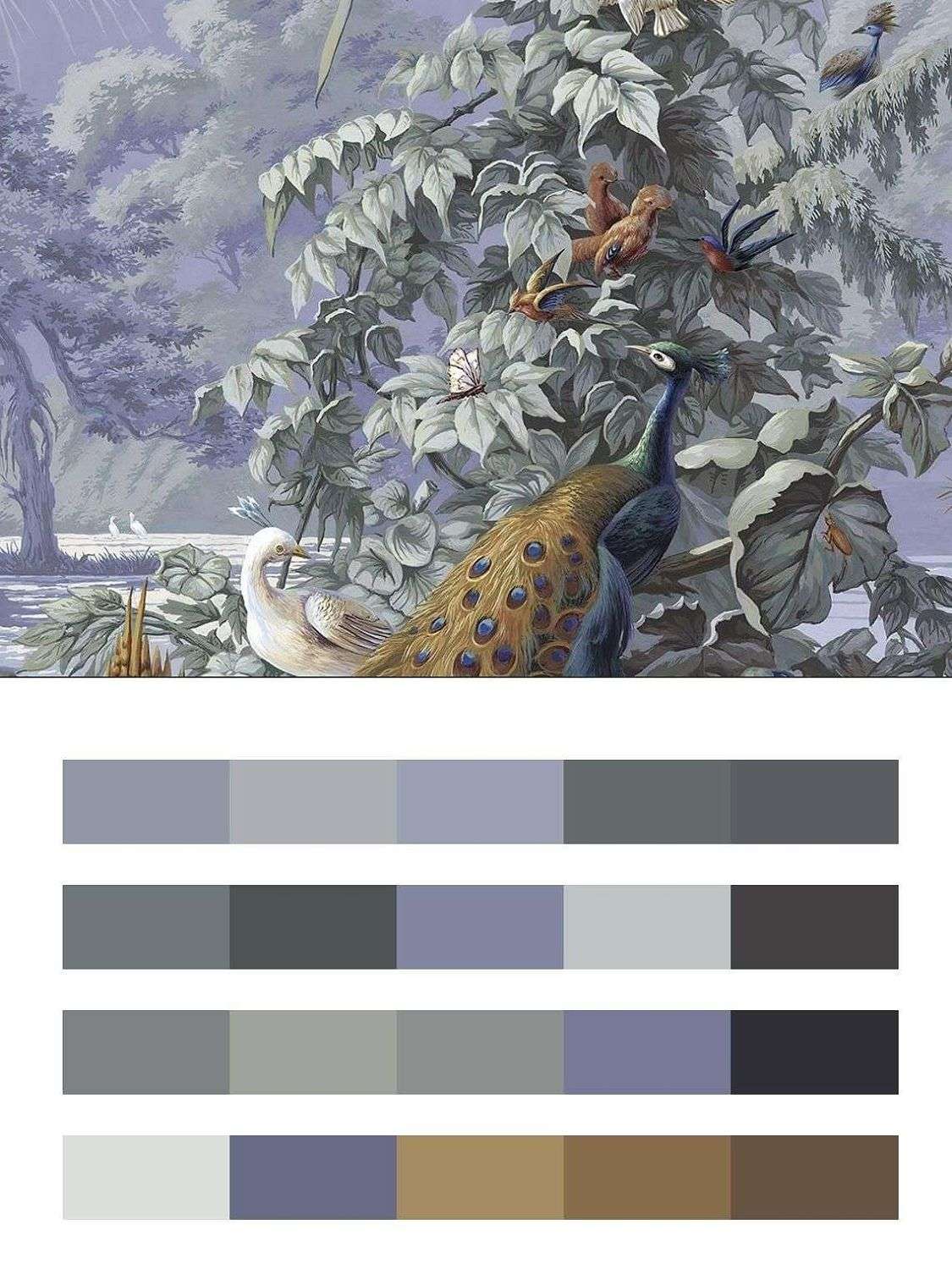 Павлин в райском саду  14-563