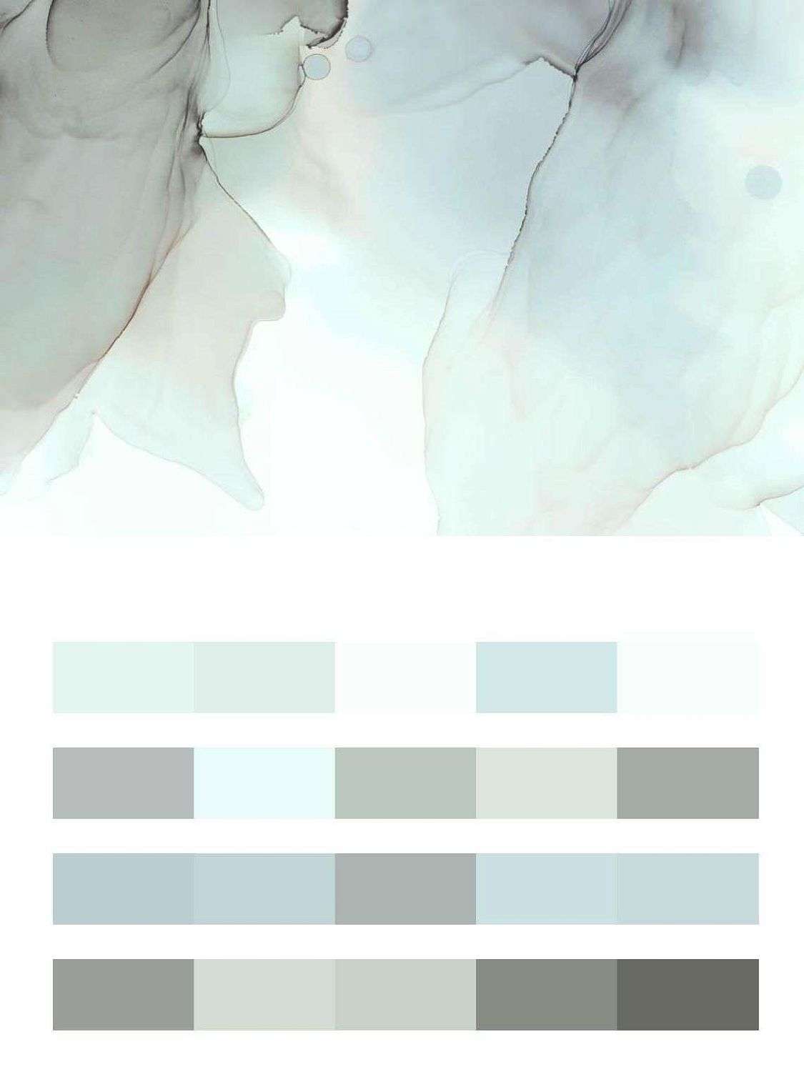 Голубая акварель  9-1545