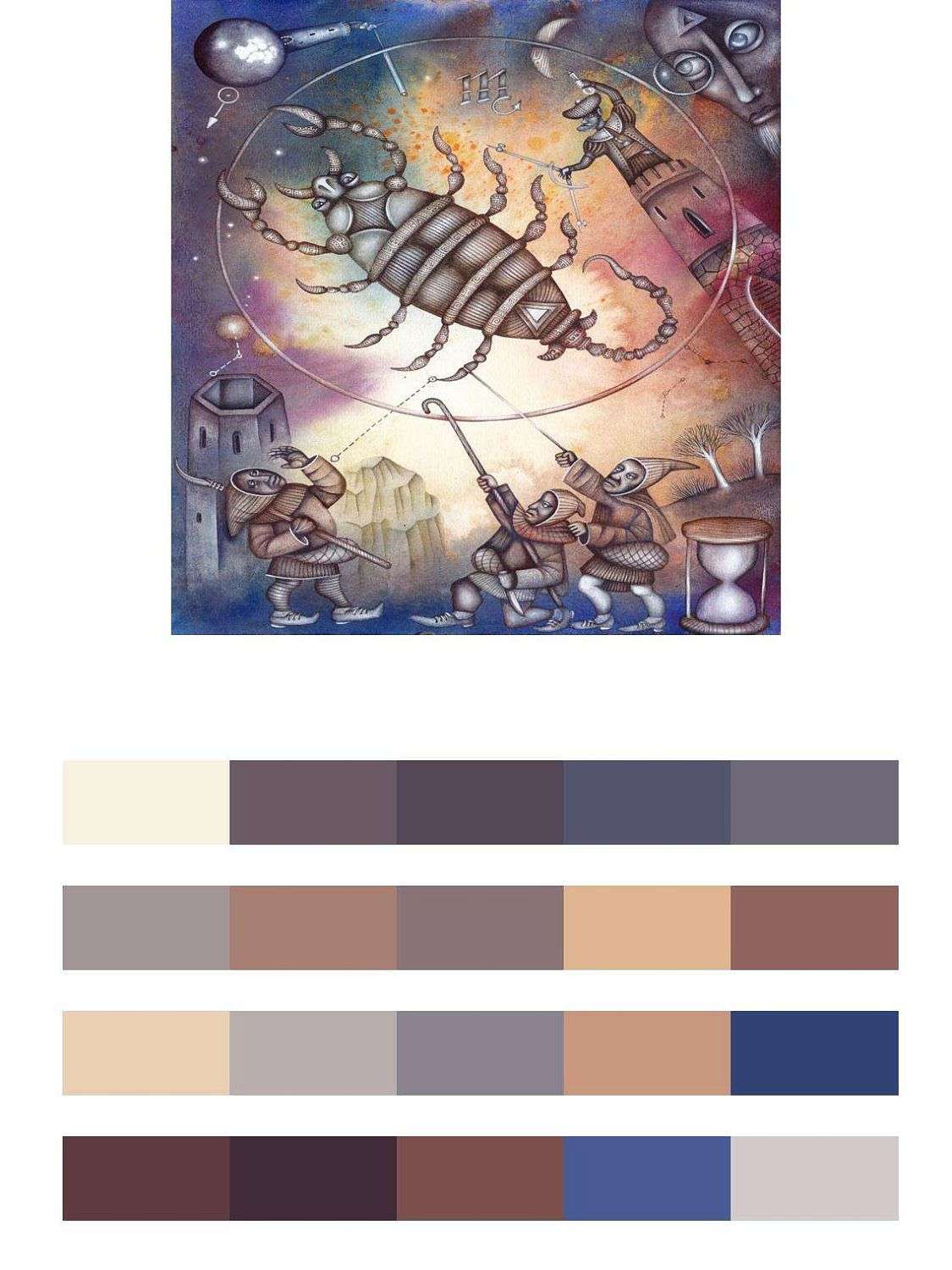 Знак зодиака скорпион  9-238