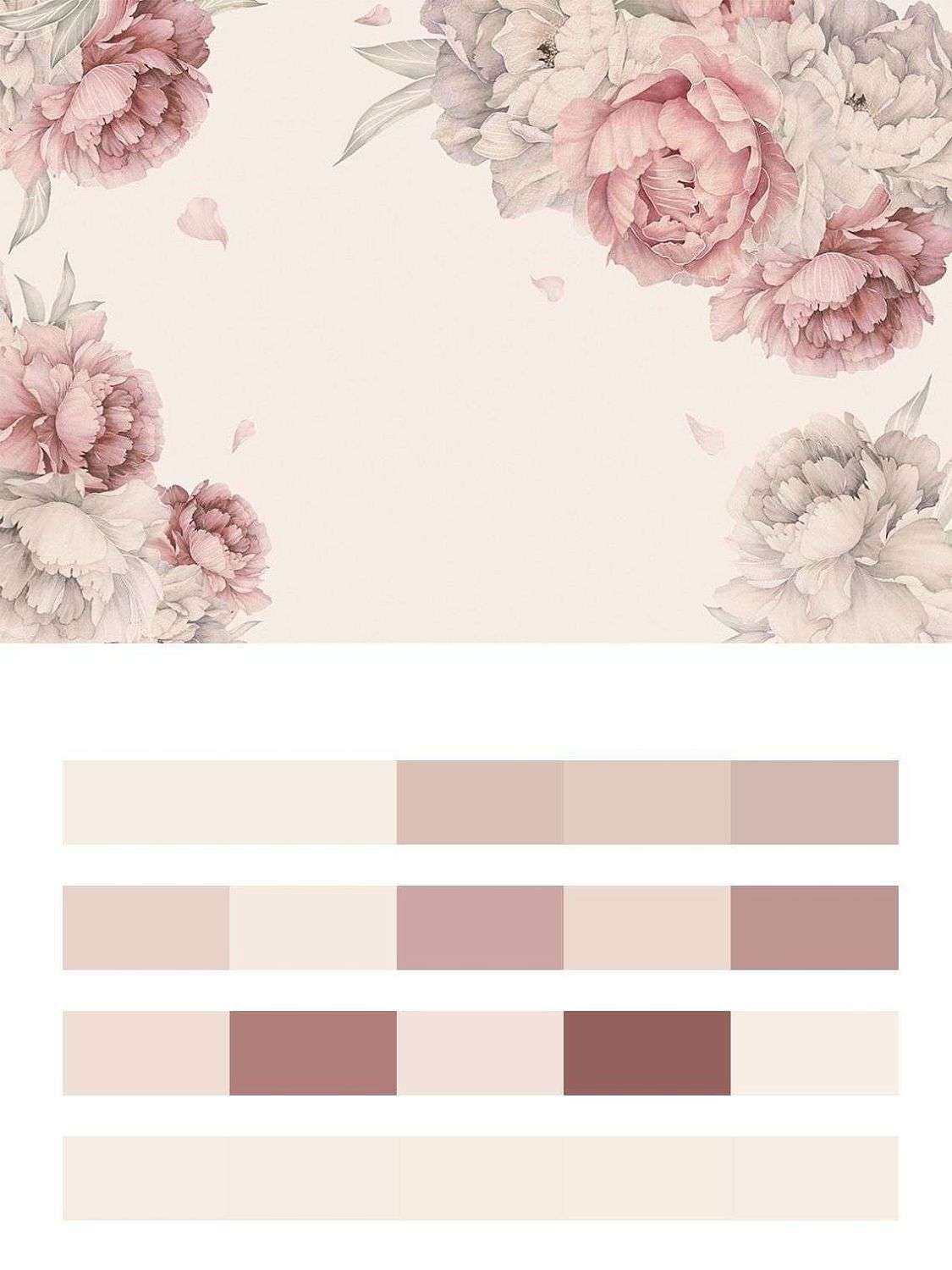 Пионы нежно-розовые  12-1470