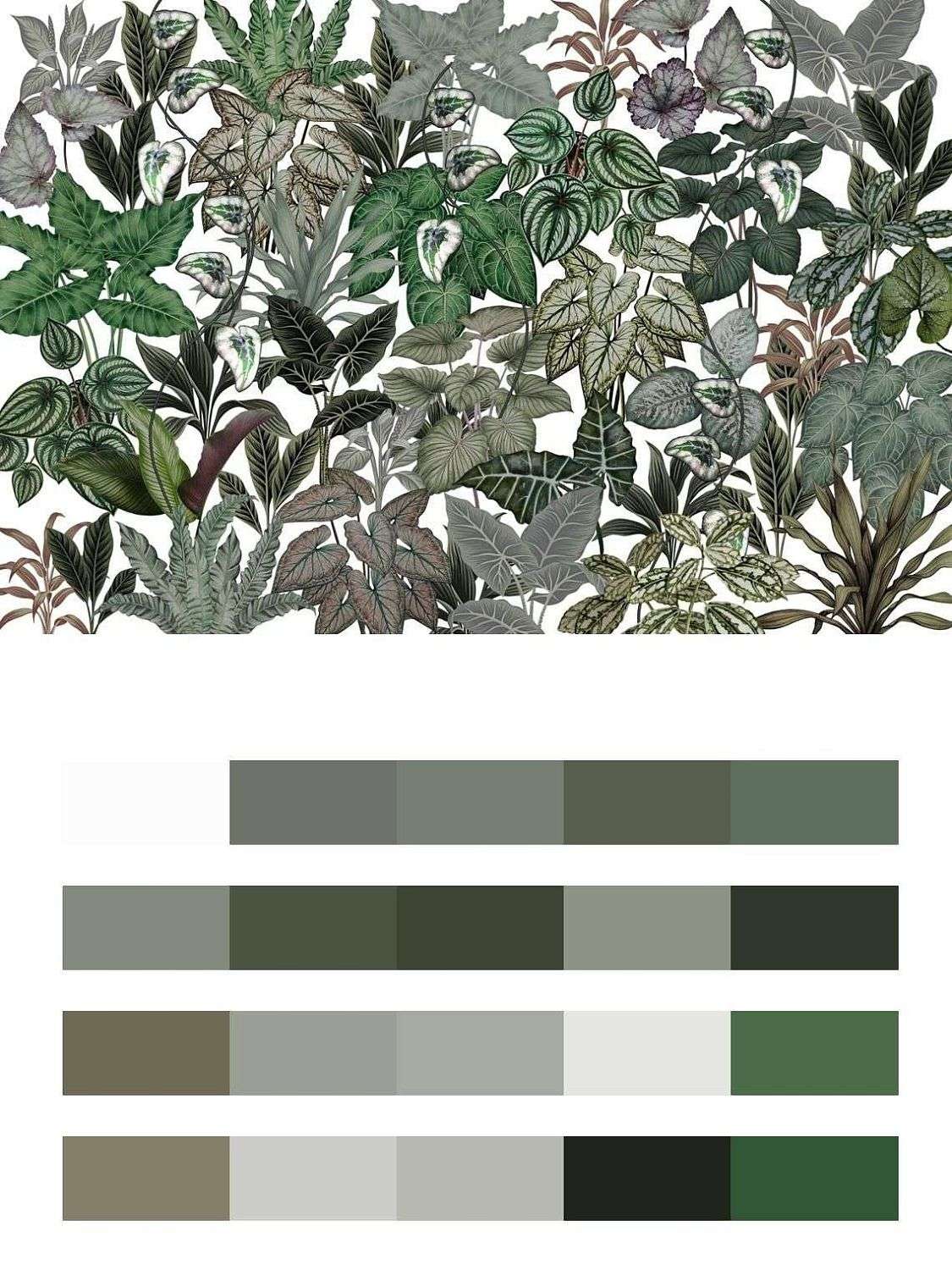 Тропический принт  13-535