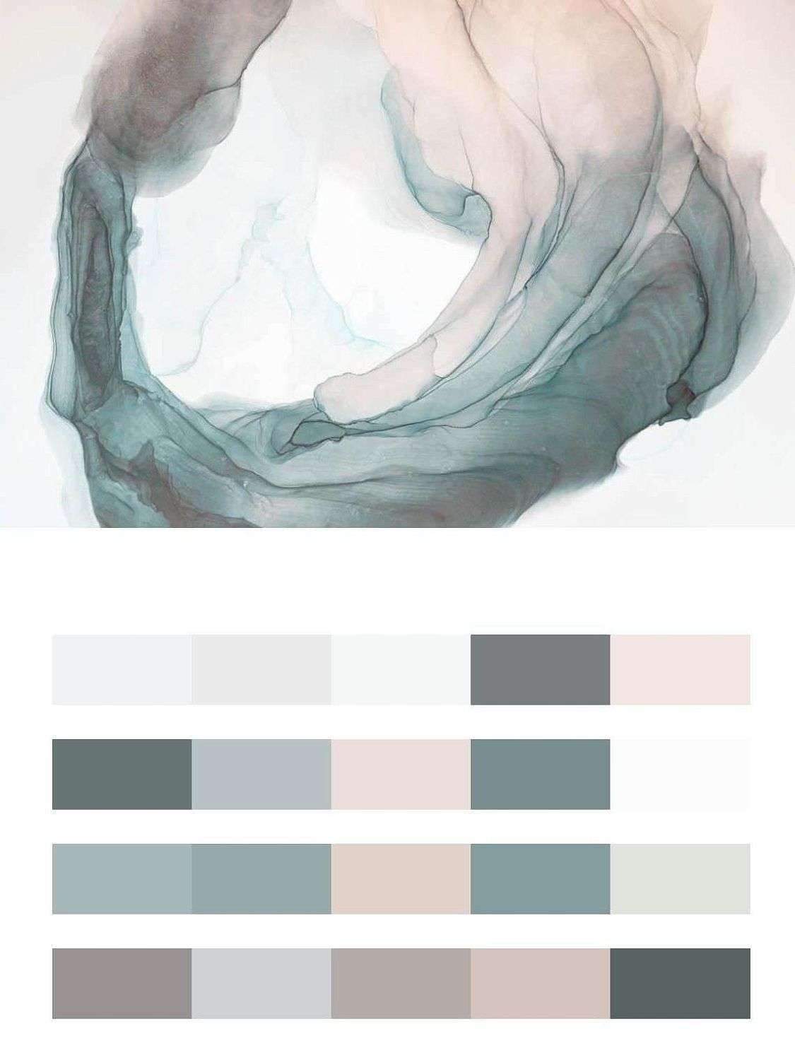 Абстрактная акварель  9-1280