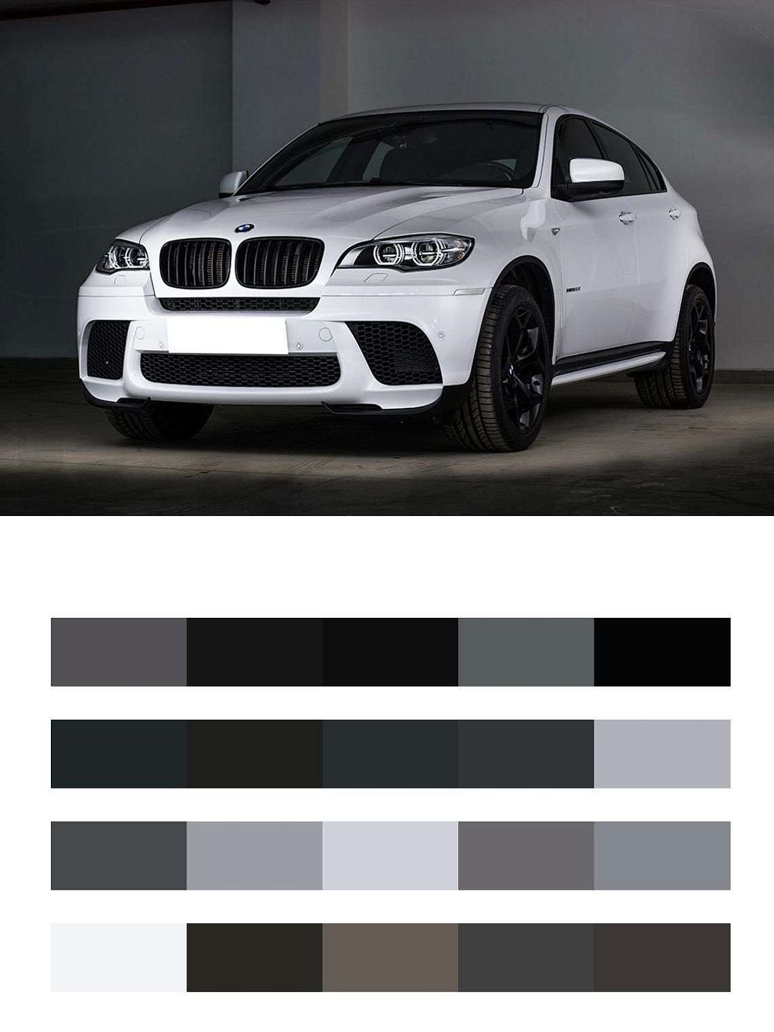 Белый BMW  12-1406
