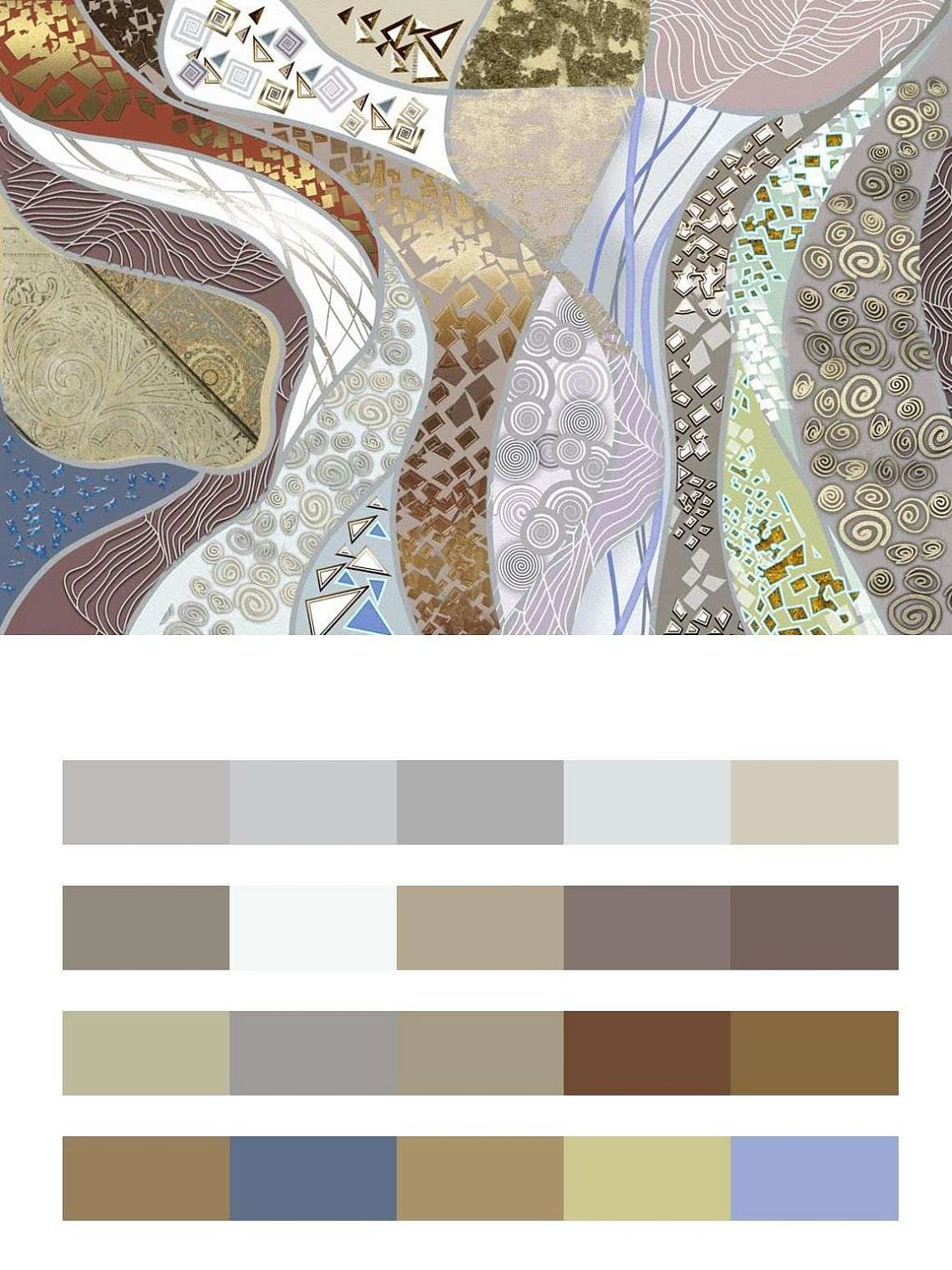 Флюид Арт геометрический  13-610