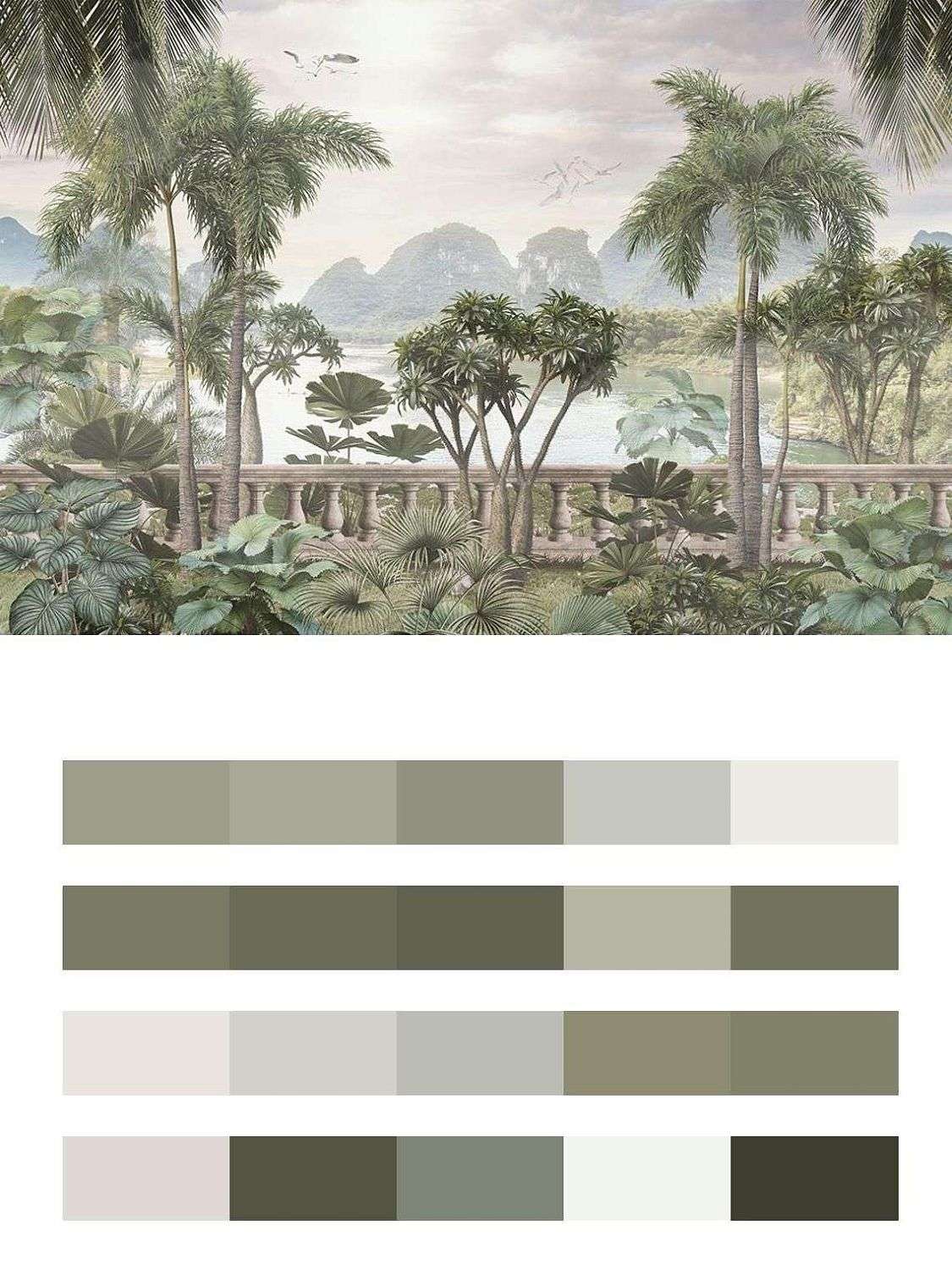 Тропический лес за террасой  9-1758