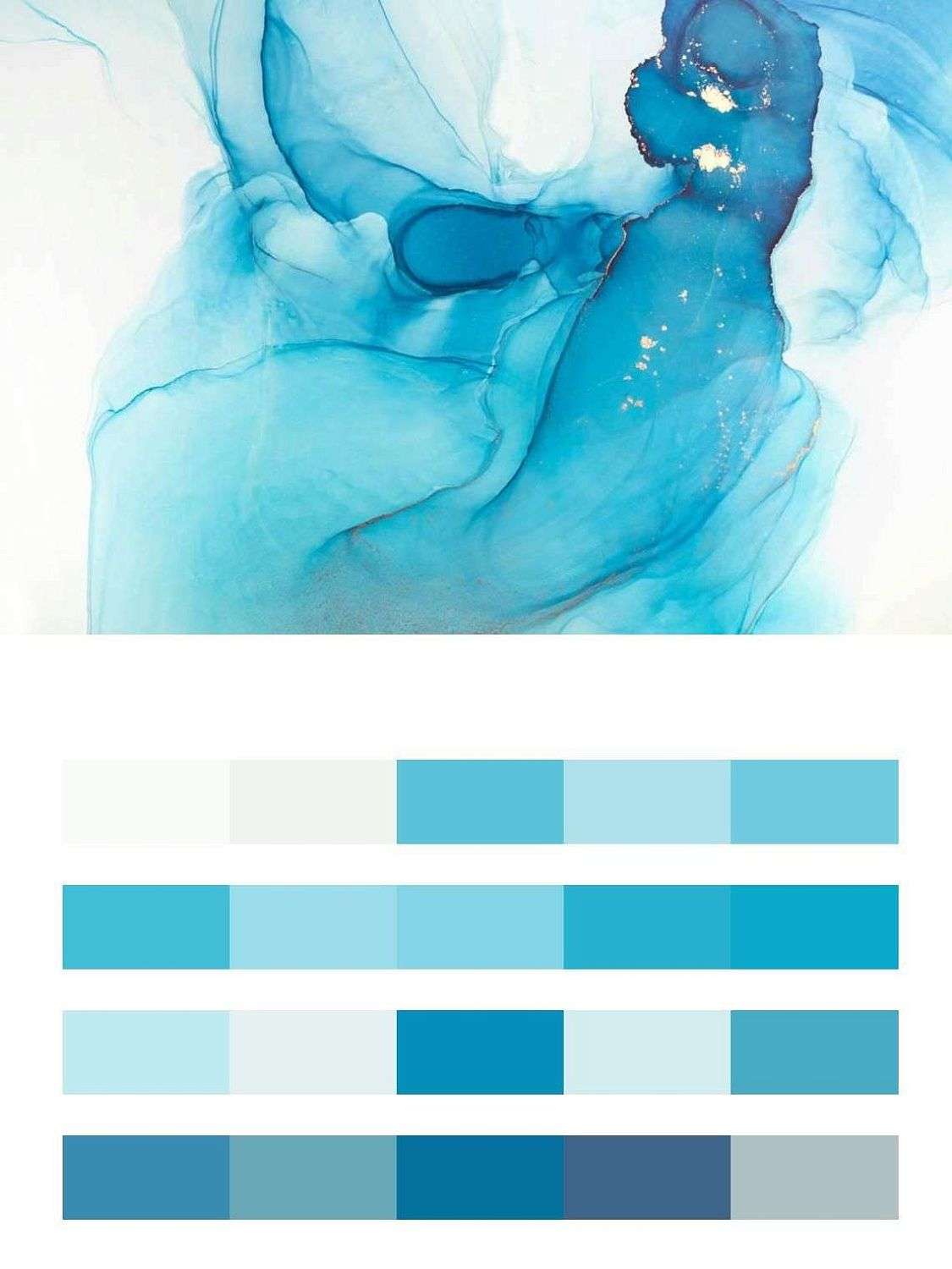 Синяя абстракция  9-1547