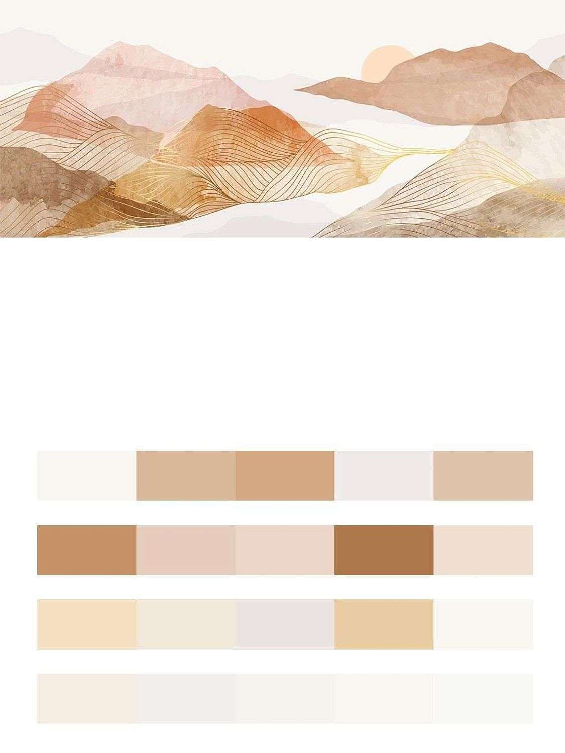 Линии на фоне гор  9-1856