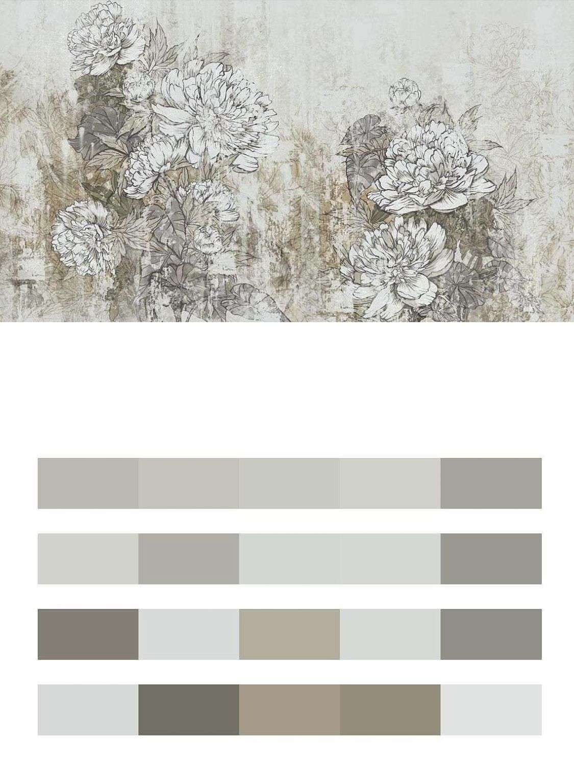 Ретро пионы  9-1685