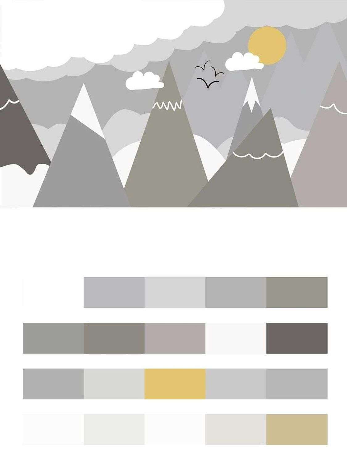 Серые скандинавские горы  14-579