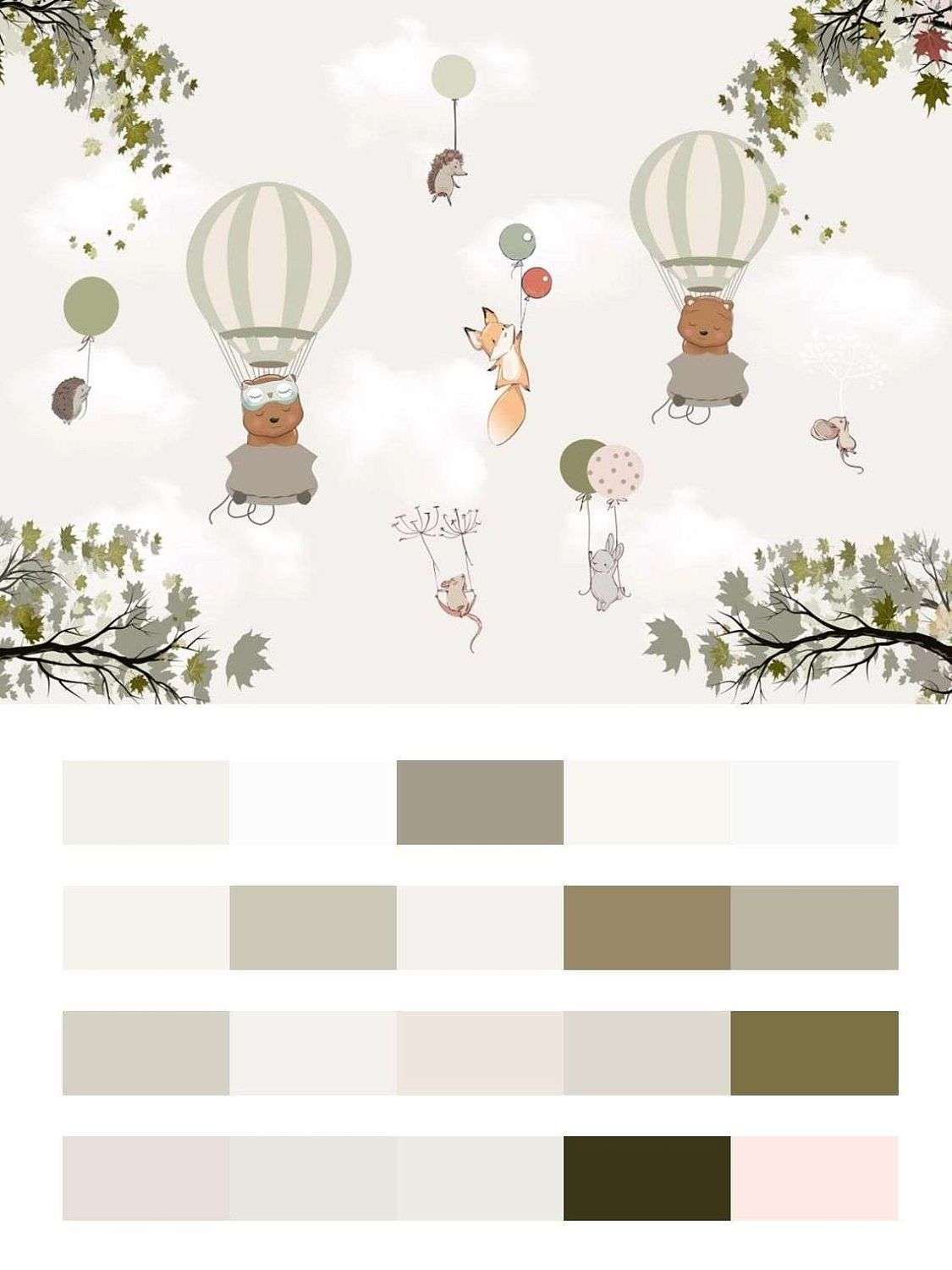 Животные на шарах  14-405