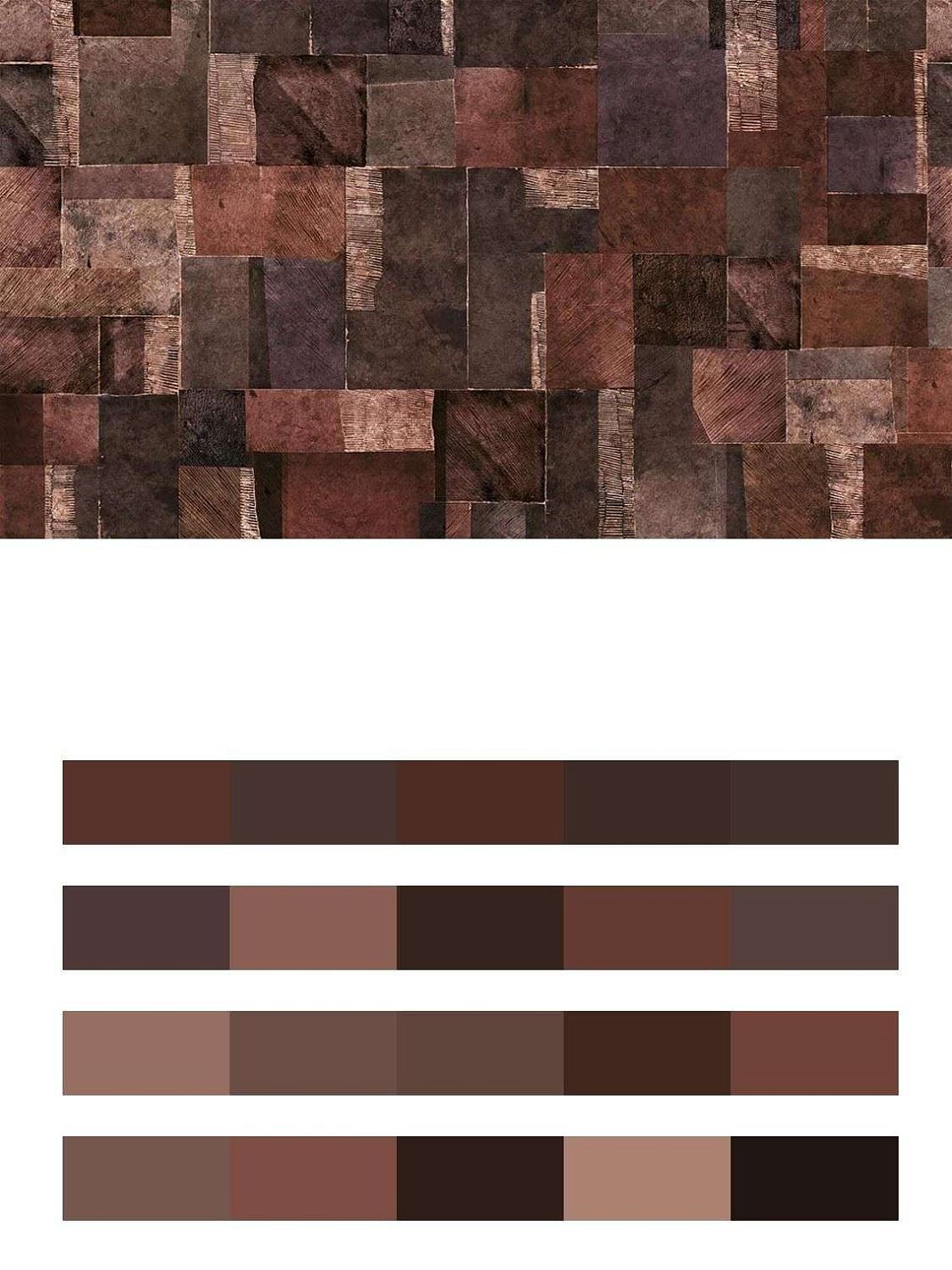 Коричневая мозаика  9-1238
