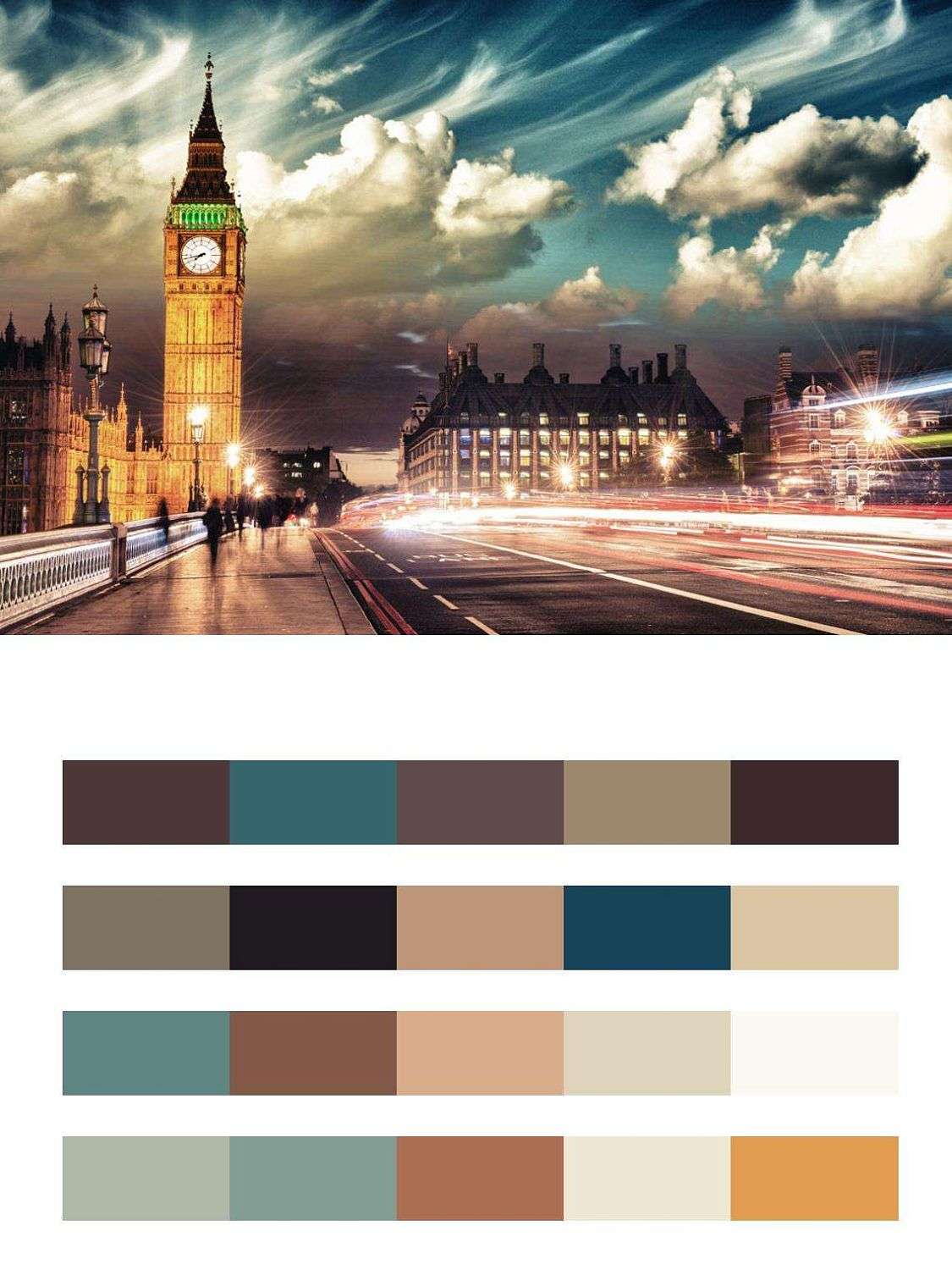 Лондон и фэнтези облака  9-483