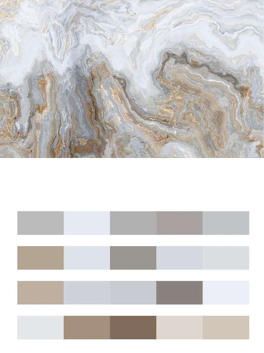 Серый мрамор с золотыми прожилками  9-1082