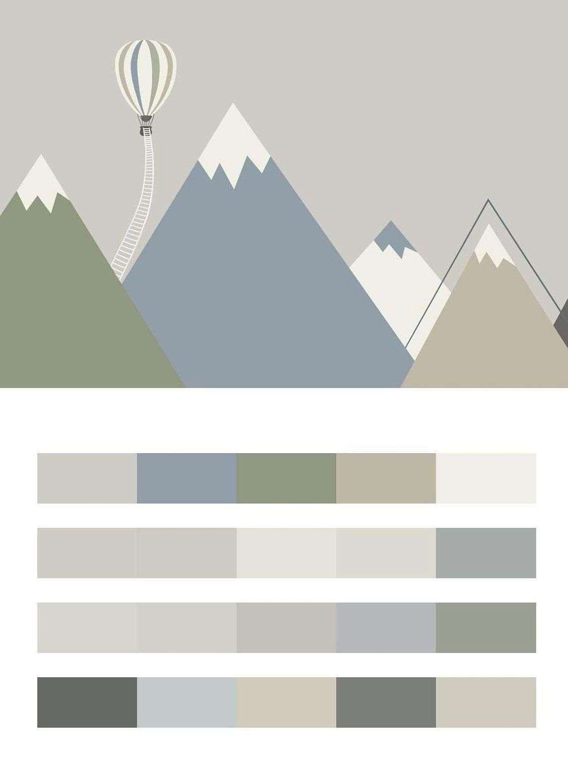 Разноцветные горы  14-497