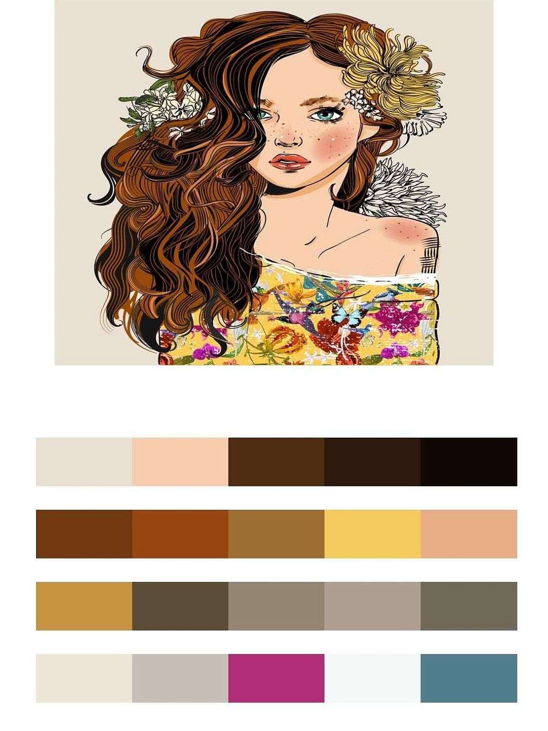 Стильная брюнетка  12-637