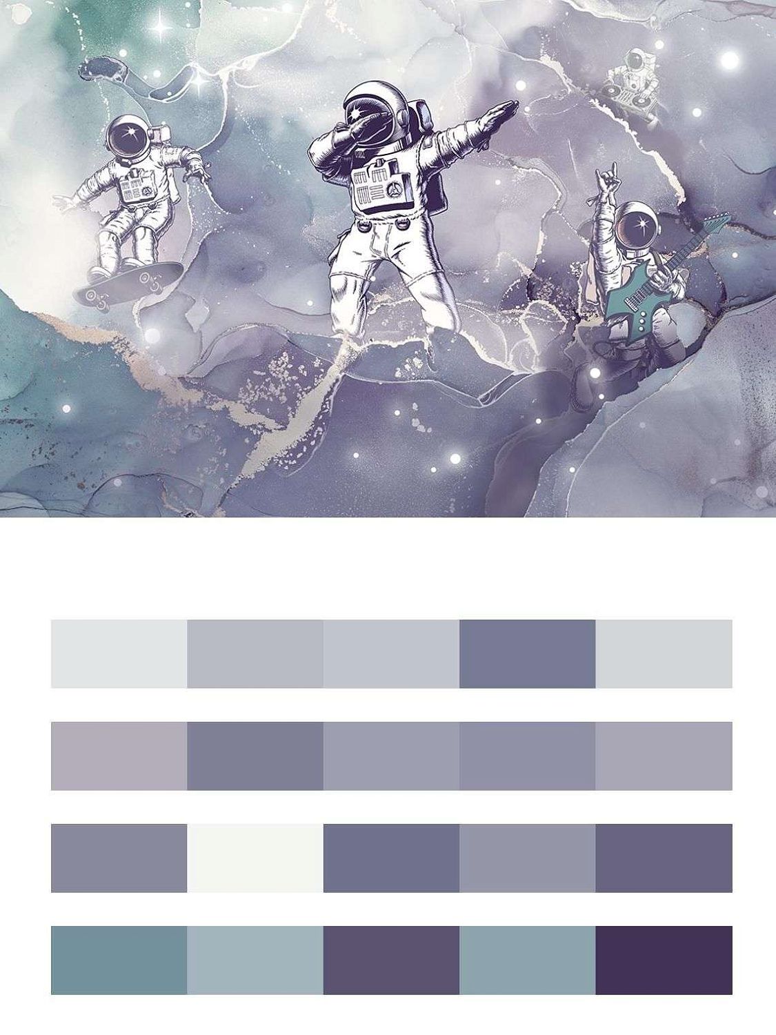 в детскую Космос и космонавты  12-1632