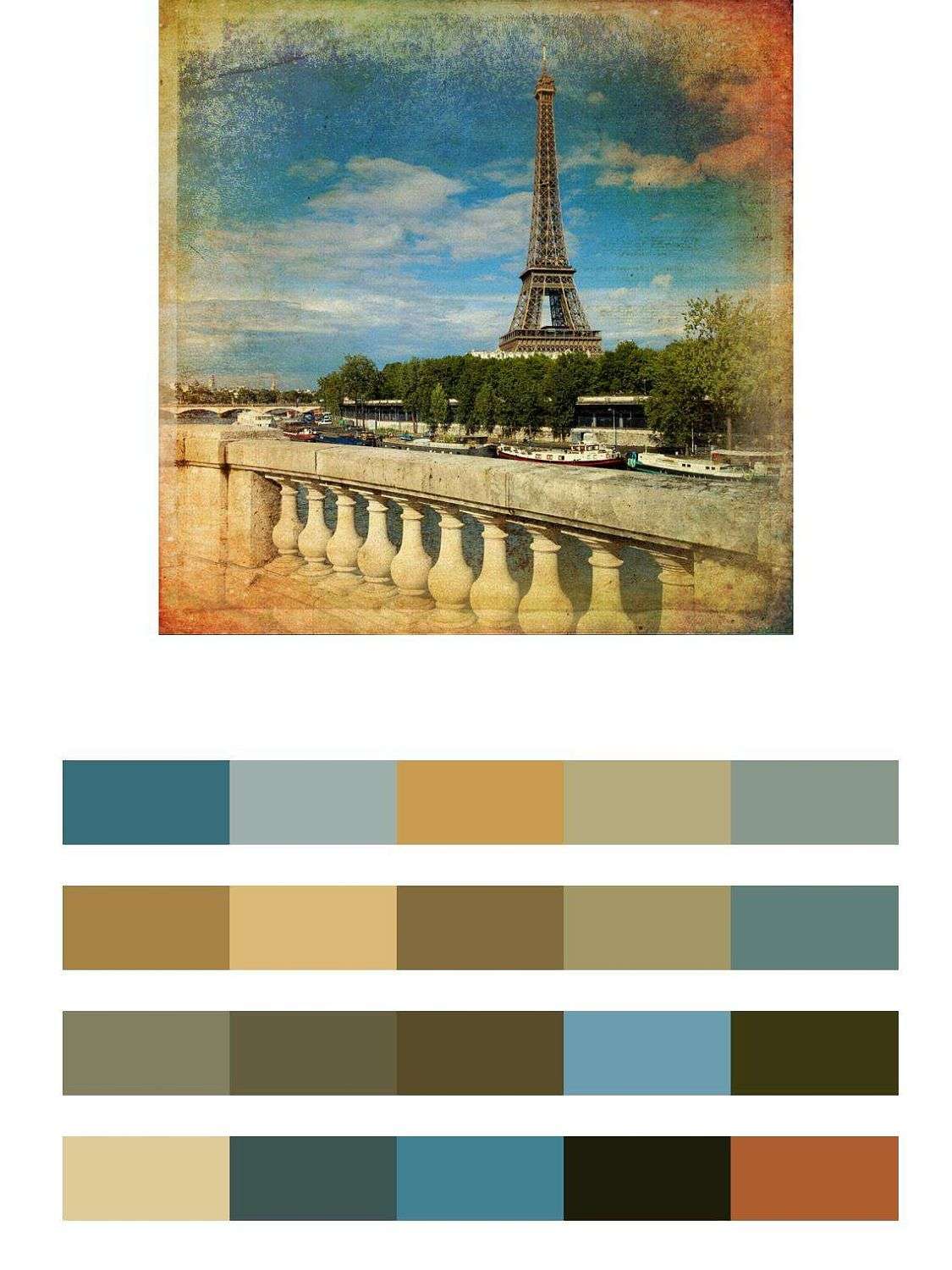 Вид с моста на Эйфелеву башню  9-784