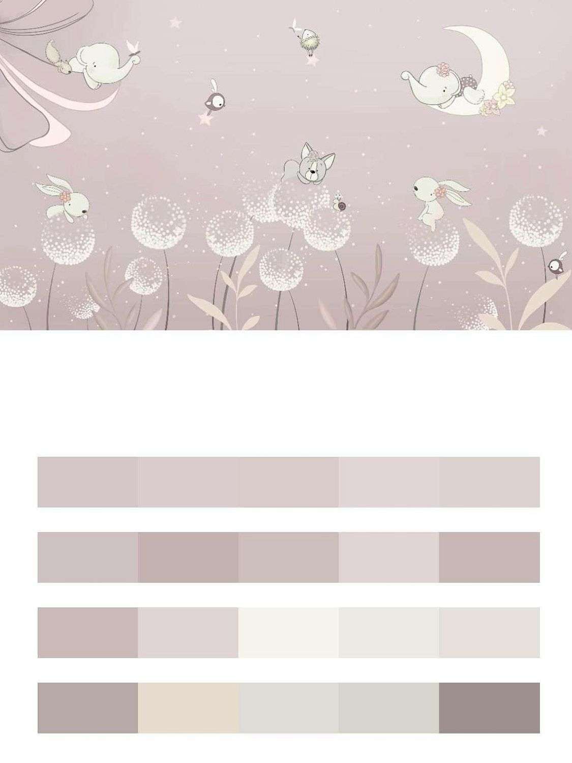 Одуванчики в детскую  14-530